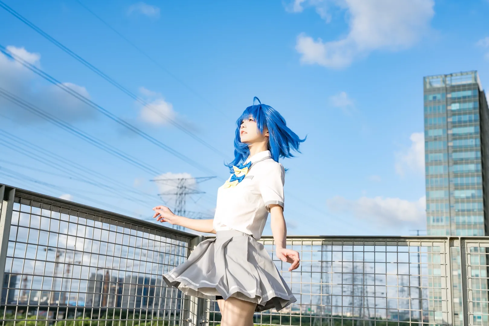 二次元日常, 八奈见杏菜cos, 败犬女主太多了, 夏日校园风cos, 索尼A7R5摄影 - 第10张