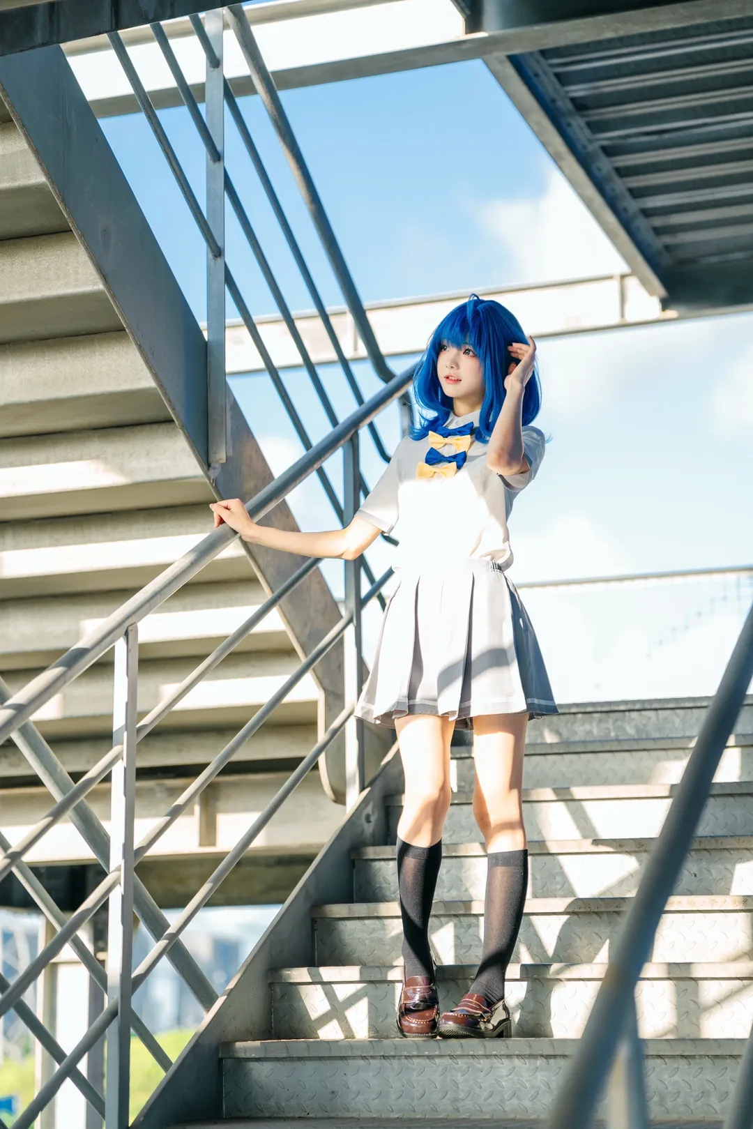 二次元日常, 八奈见杏菜cos, 败犬女主太多了, 夏日校园风cos, 索尼A7R5摄影 - 第8张