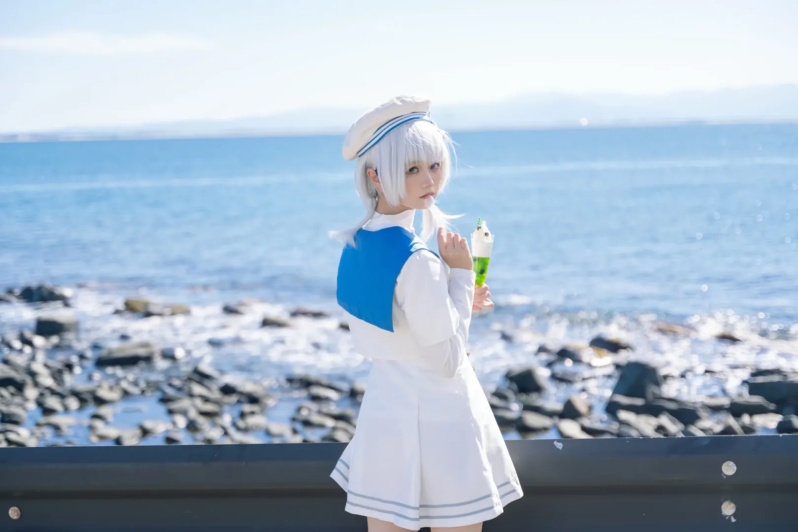 Outdoor shoot, Seaside photoshoot, Cosplay photography, Kaname Rana cosplay, BanG Dream! - Image 7