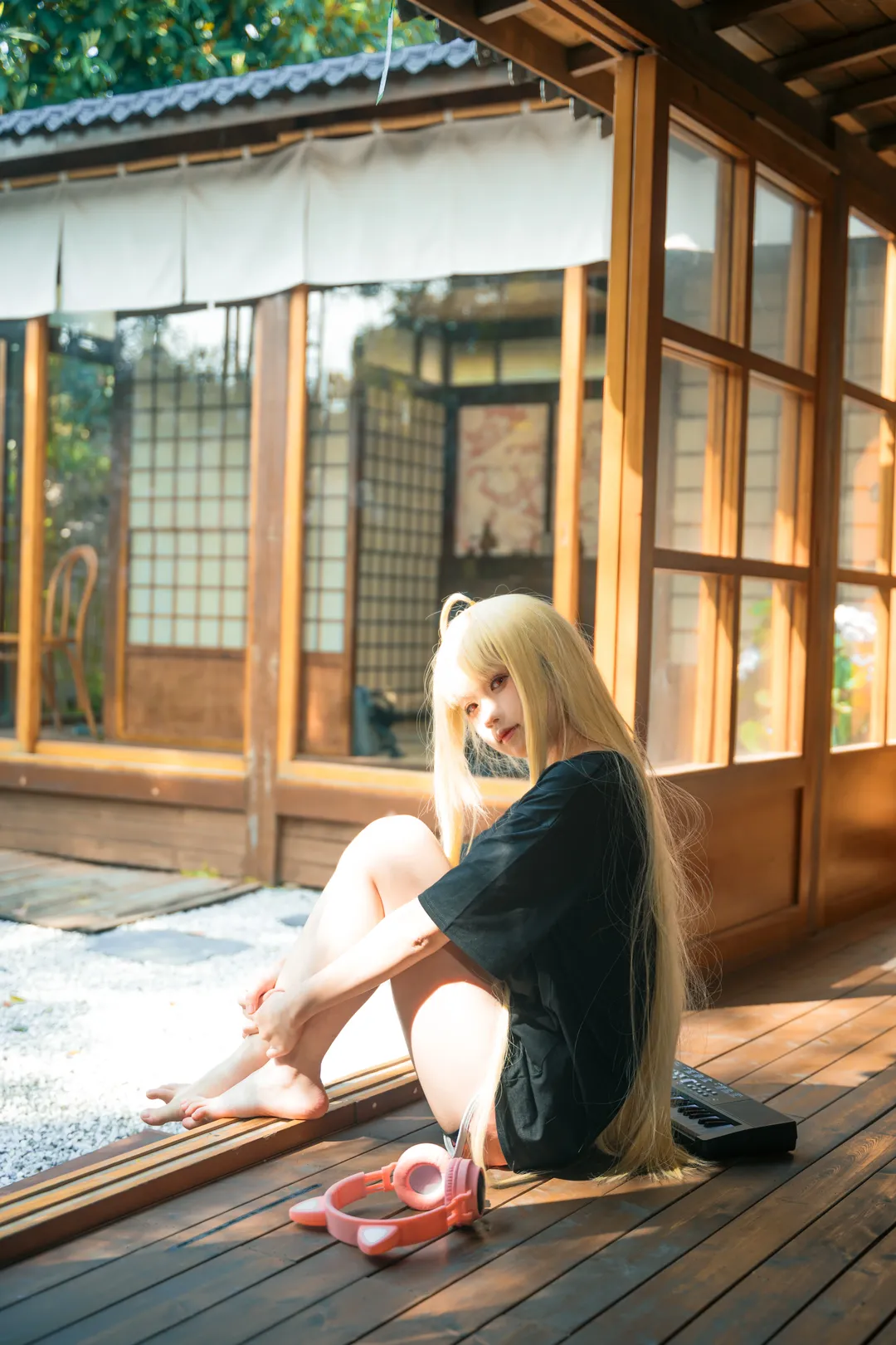 二次元cosplay, 氛围感写真, 超时空辉夜姬, 辉夜cos, 日式和室摄影 - 第6张