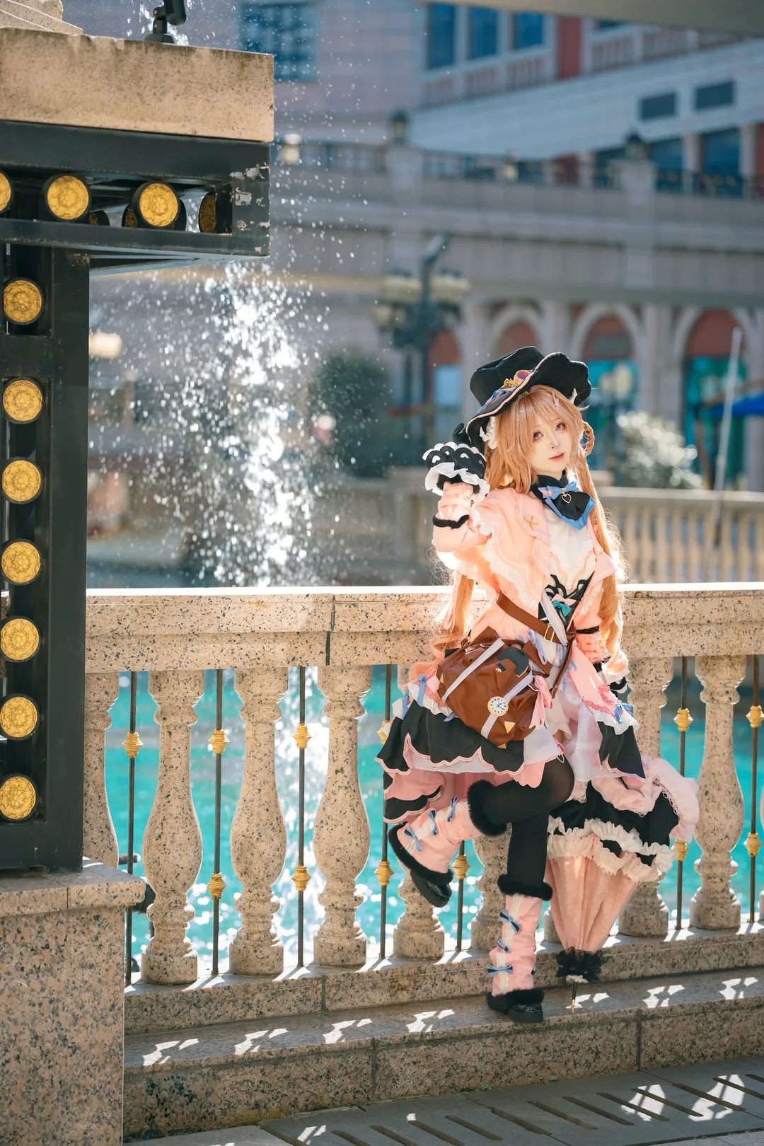 明日方舟, 艾雅法拉cos, cosplay摄影, 户外场照, 索尼A7M5
