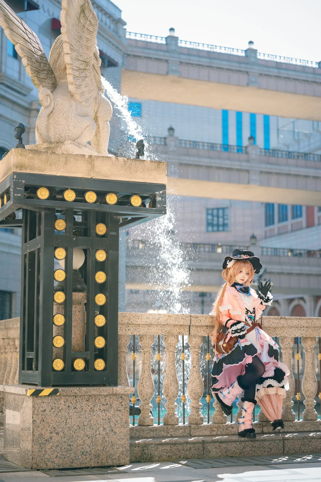 明日方舟, 艾雅法拉cos, cosplay摄影, 户外场照, 索尼A7M5 - 第4张