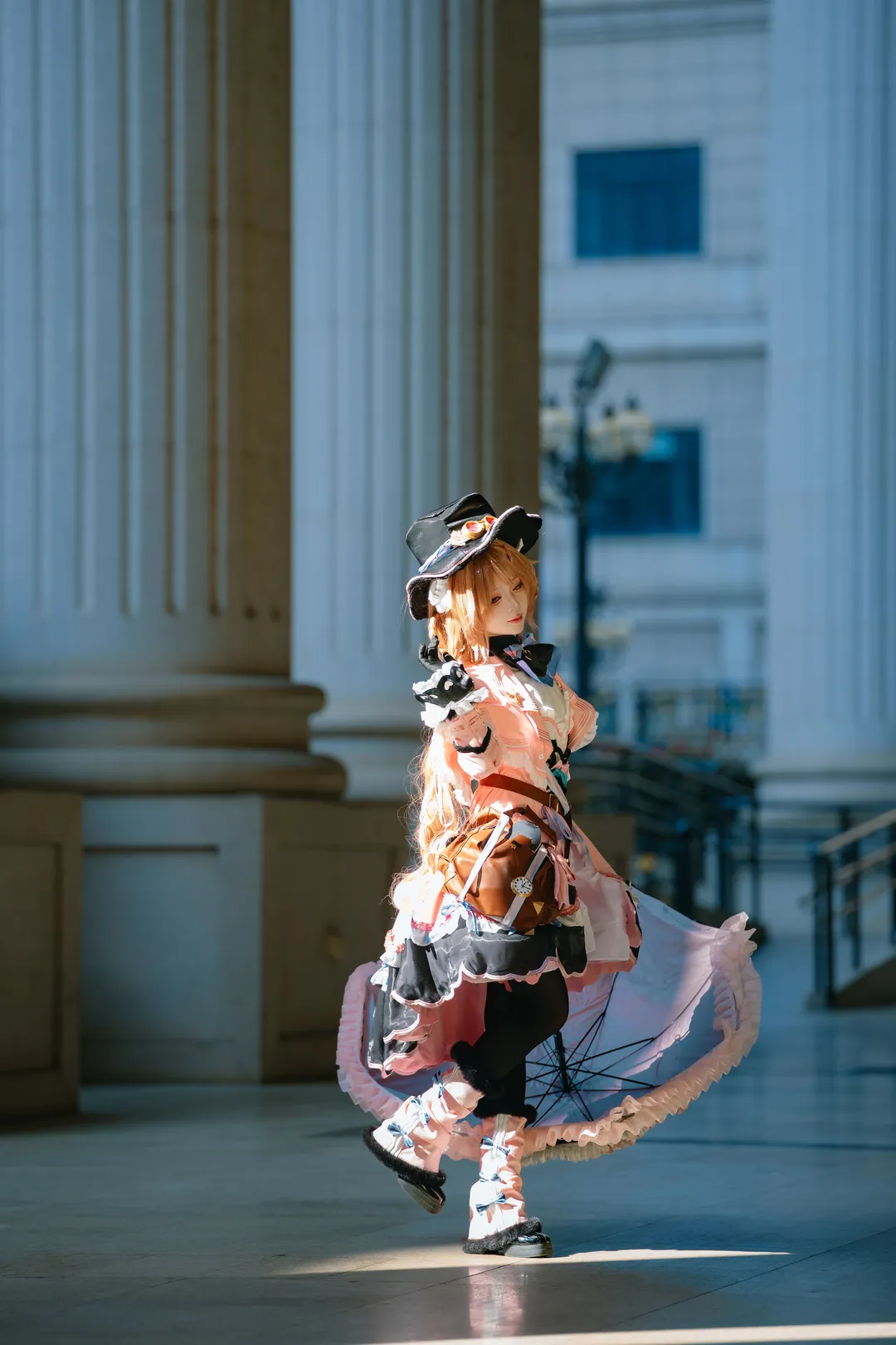 明日方舟, 艾雅法拉cos, cosplay摄影, 户外场照, 索尼A7M5 - 第8张