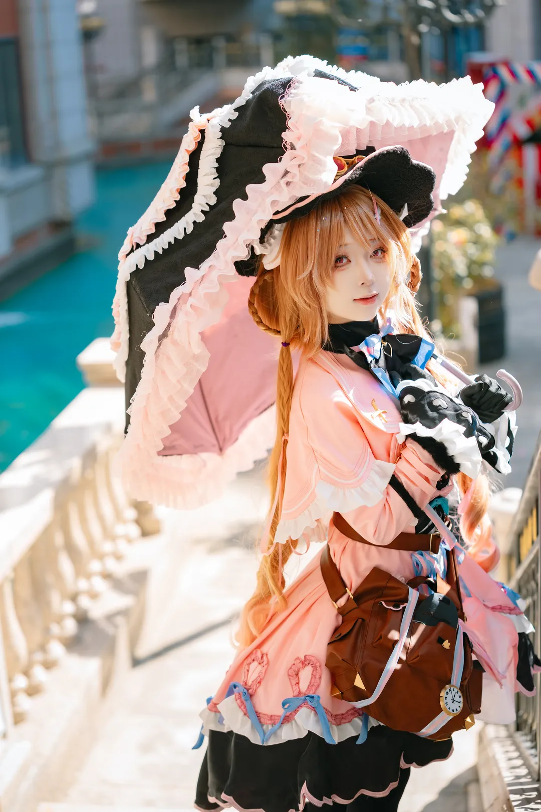 明日方舟, 艾雅法拉cos, cosplay摄影, 户外场照, 索尼A7M5 - 第9张