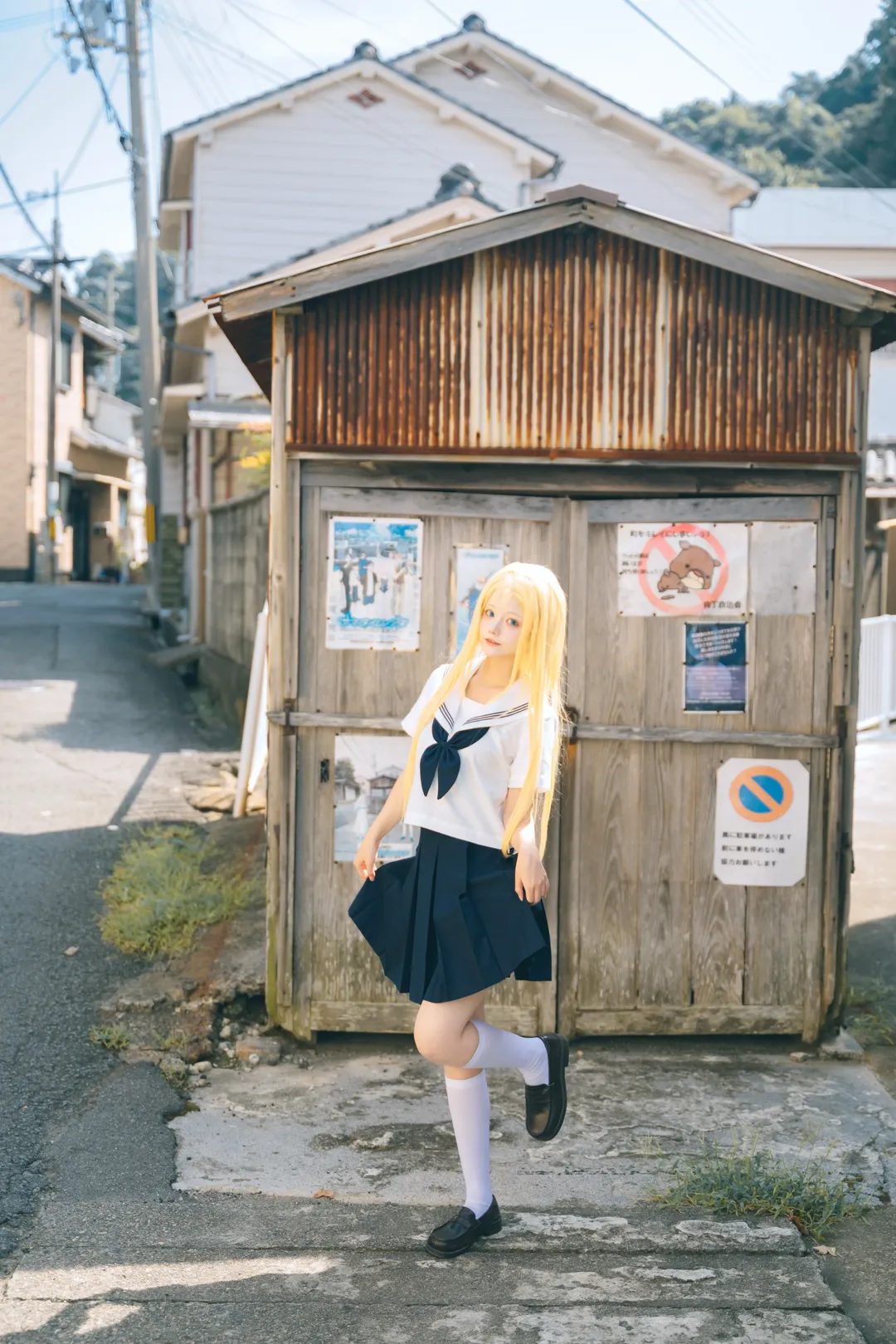 二次元cosplay, 夏日氛围感, 小舟潮cos, 夏日重现, 日系jk制服 - 第3张