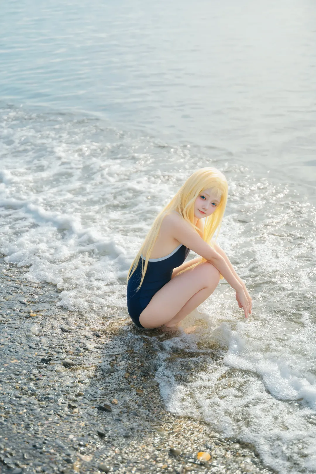 海辺の写真, 二次元コスプレ, 水着写真, 小舟潮 コスプレ, サマータイムレンダ - 1枚目