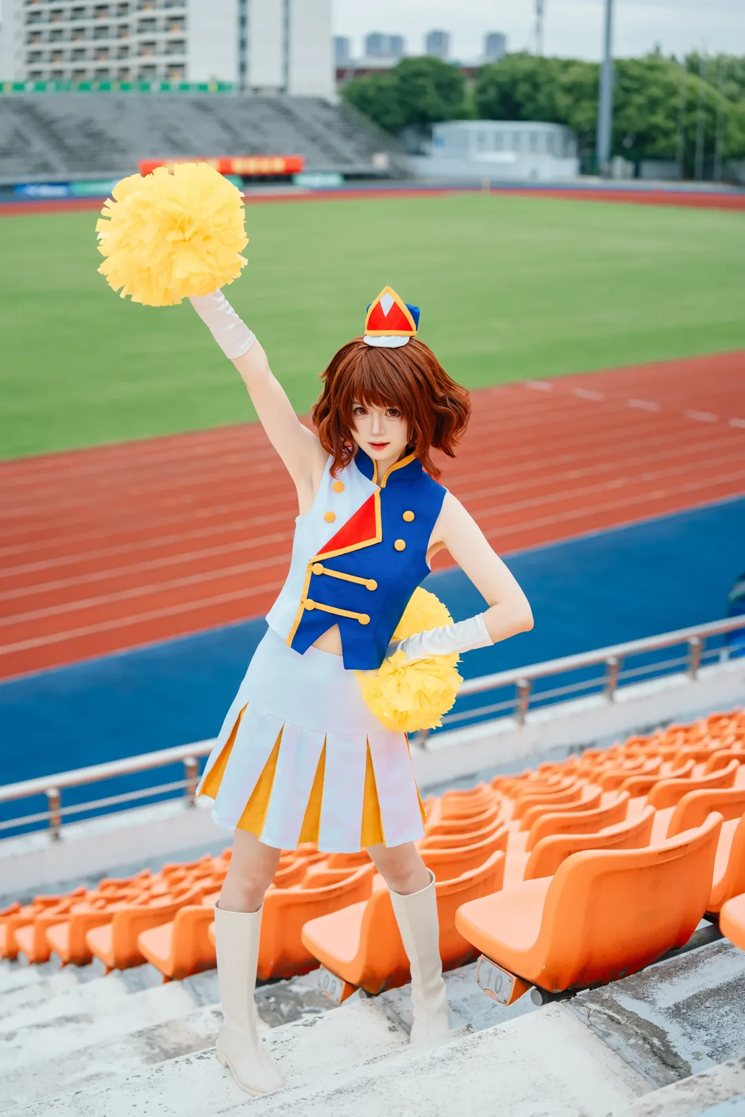 黄前久美子コスプレ, 響け！ユーフォニアム, スタジアム外観, テューバ演奏, 二次元応援 - 5枚目