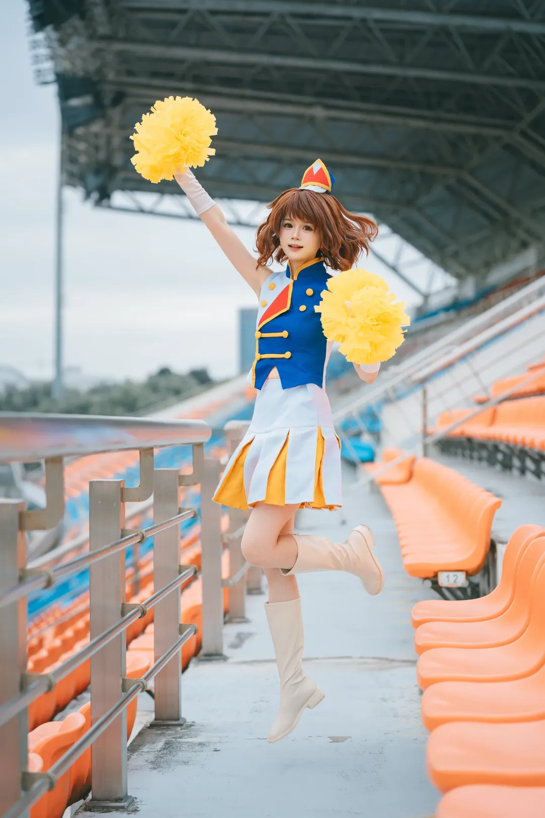 黄前久美子コスプレ, 響け！ユーフォニアム, スタジアム外観, テューバ演奏, 二次元応援 - 8枚目