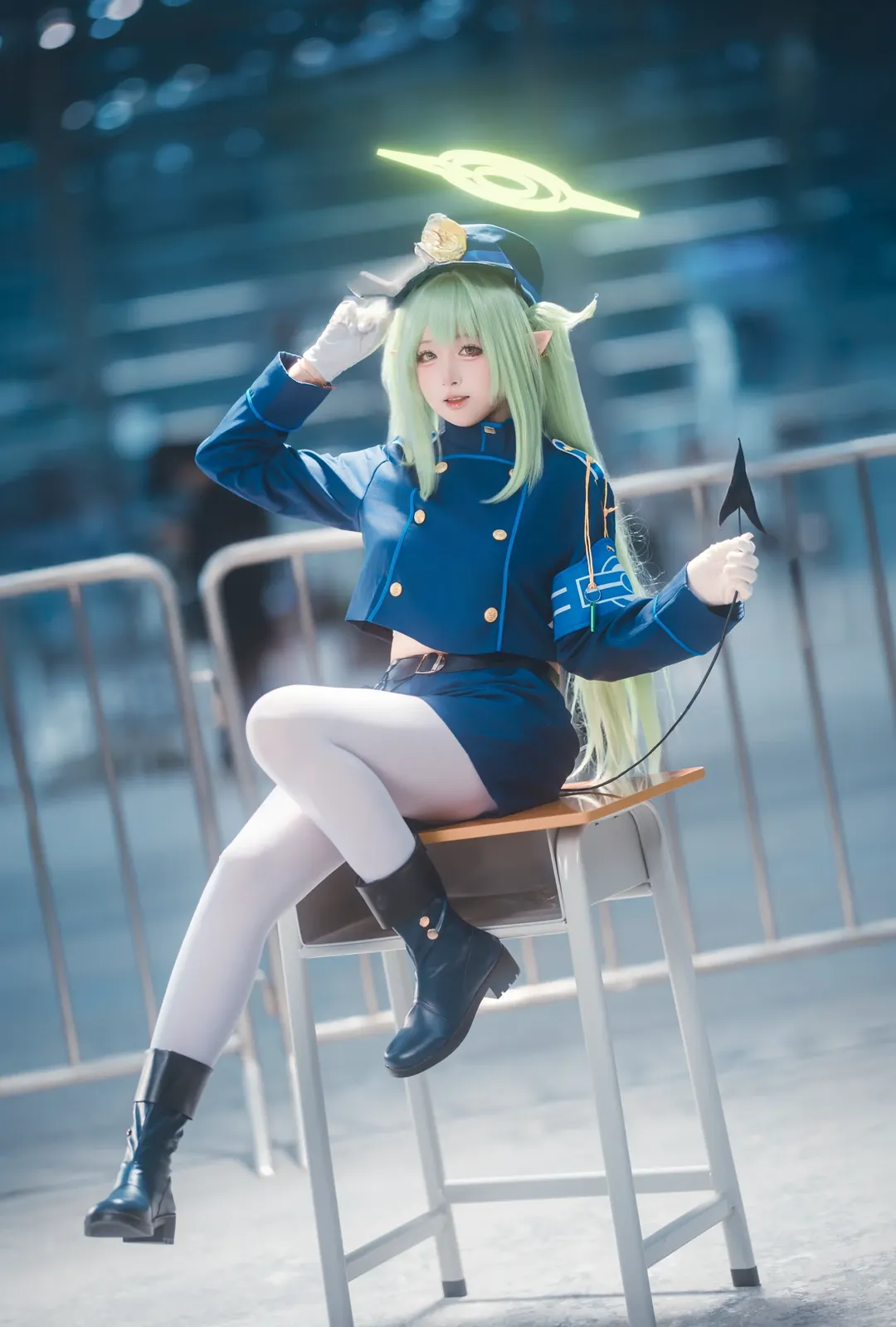 漫展返图, cosplay摄影, 橘望cos, 铁道双子, 列车制服cos