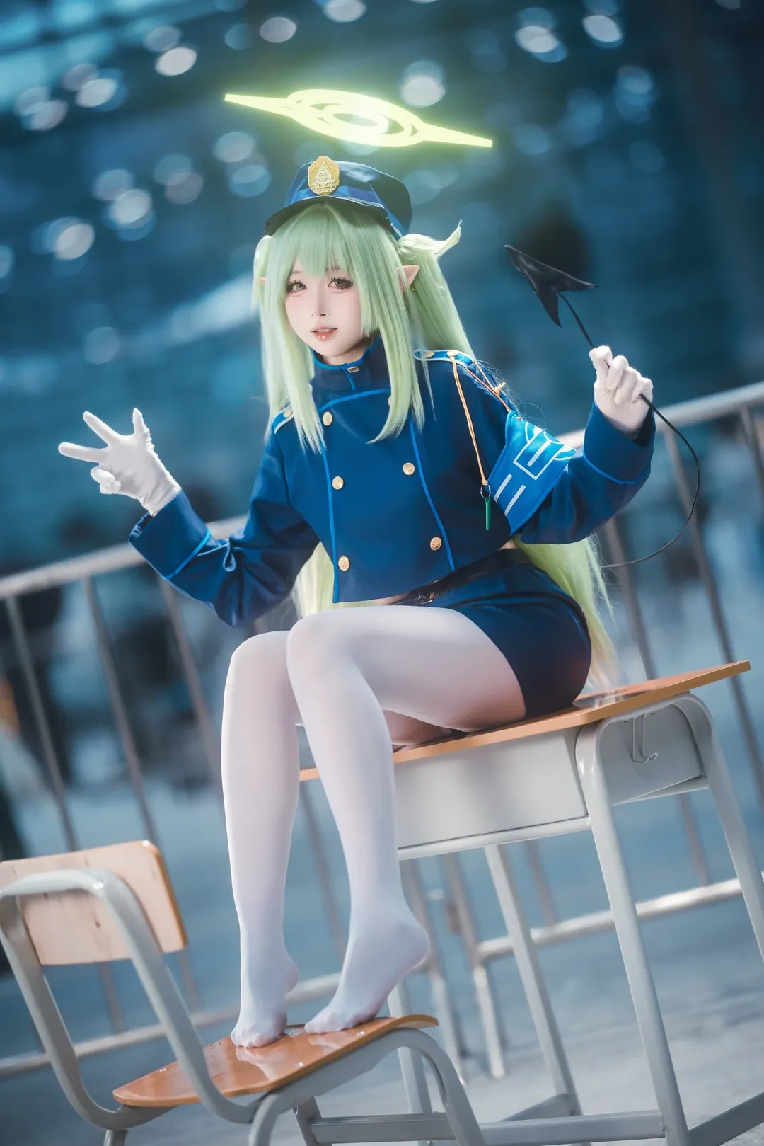 漫展返图, cosplay摄影, 橘望cos, 铁道双子, 列车制服cos - 第2张