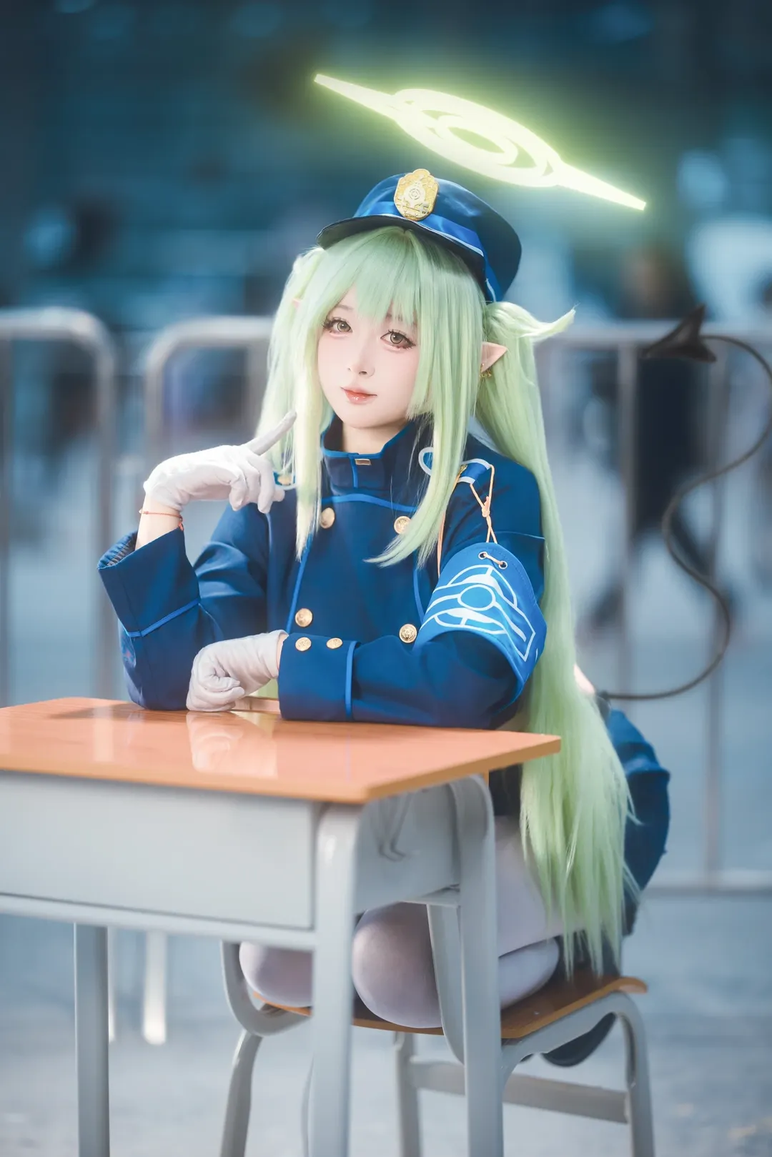 漫展返图, cosplay摄影, 橘望cos, 铁道双子, 列车制服cos - 第3张