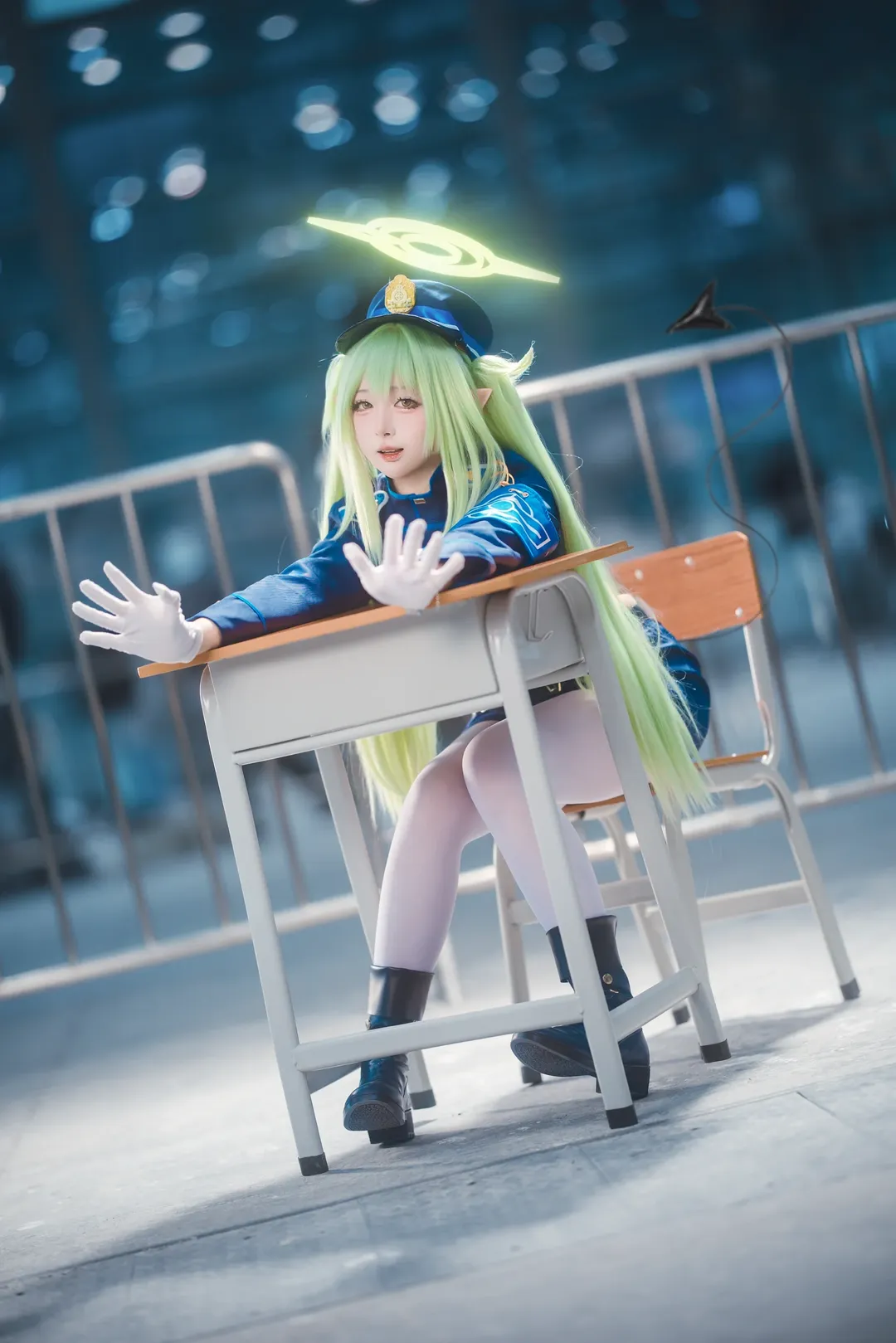 漫展返图, cosplay摄影, 橘望cos, 铁道双子, 列车制服cos - 第9张
