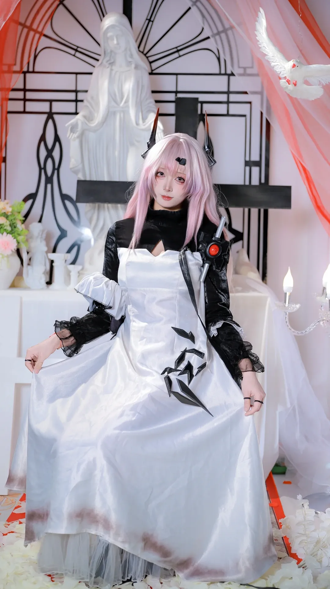 キャラクター再現, 美的写真, シーン設営, アークナイツ, テレジアコスプレ - 2枚目