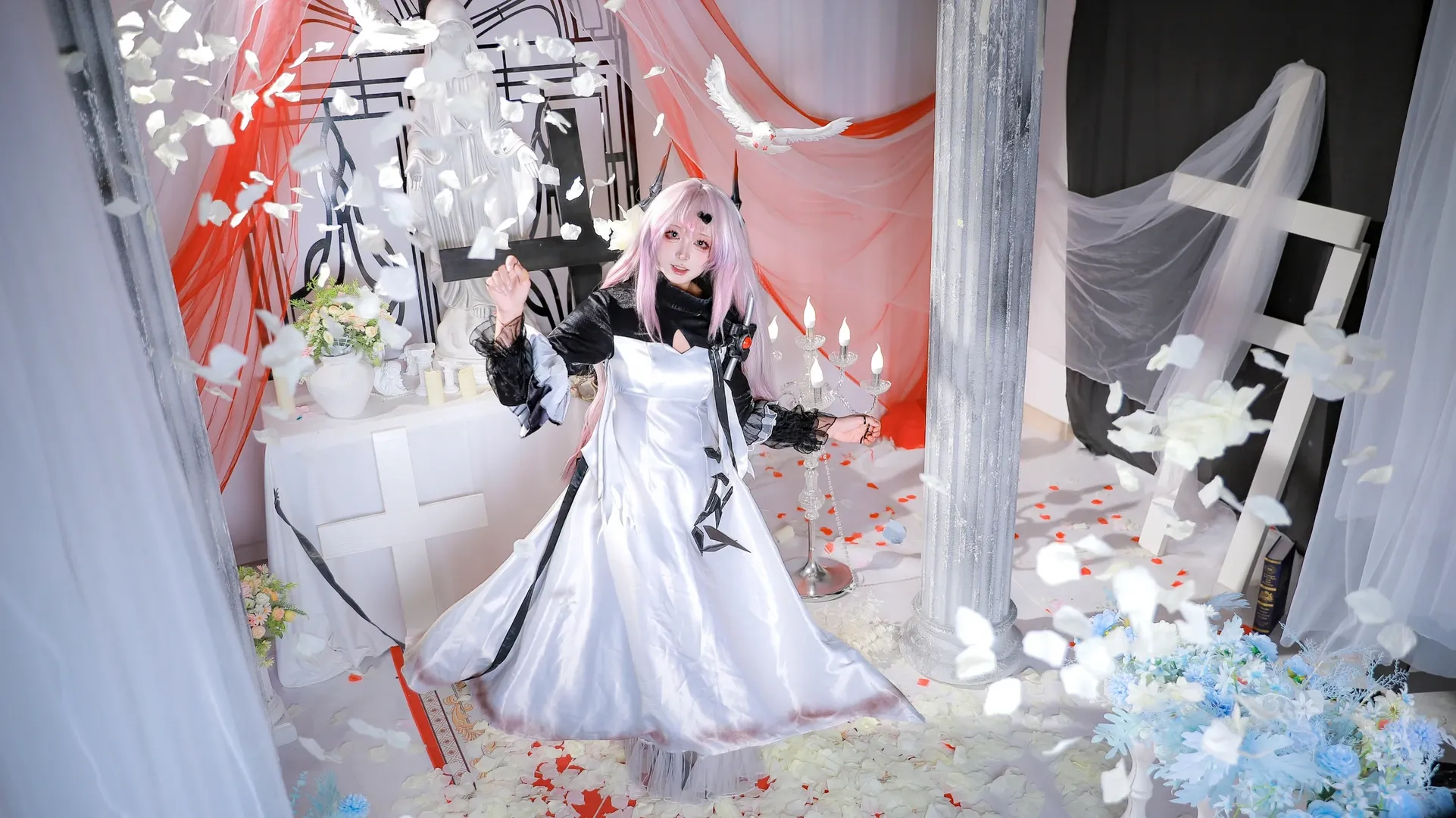 キャラクター再現, 美的写真, シーン設営, アークナイツ, テレジアコスプレ - 3枚目
