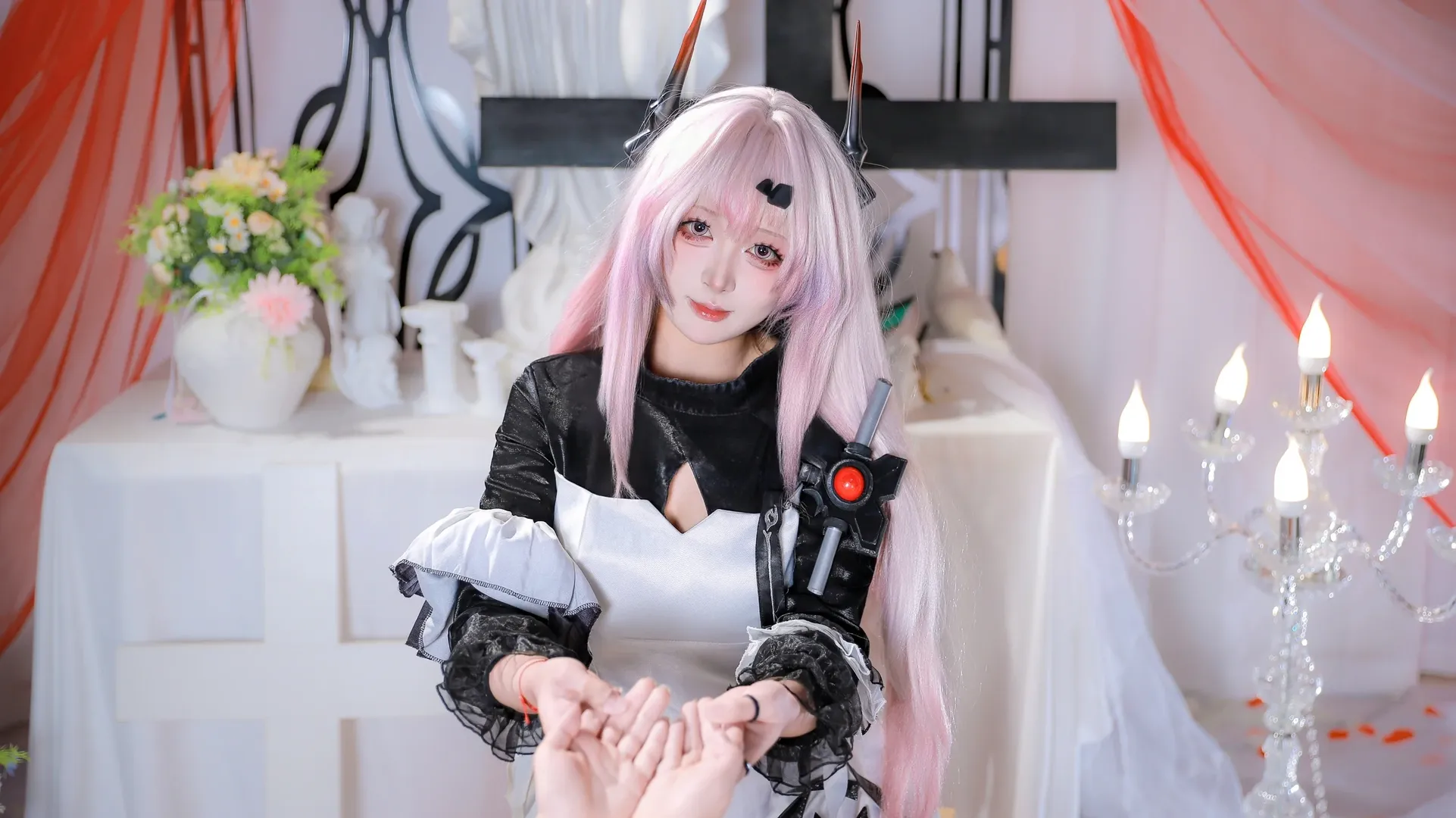 キャラクター再現, 美的写真, シーン設営, アークナイツ, テレジアコスプレ - 5枚目
