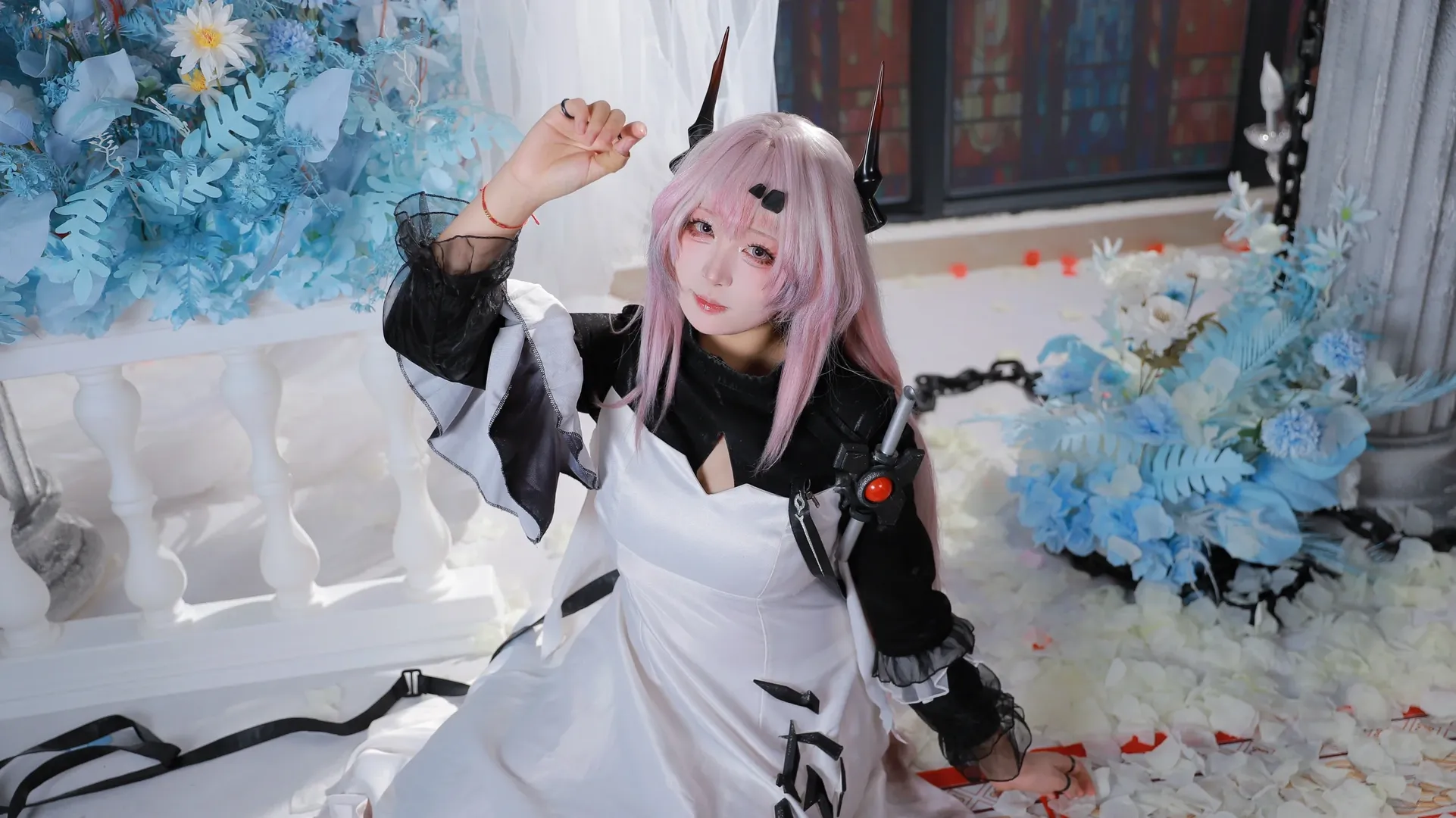 キャラクター再現, 美的写真, シーン設営, アークナイツ, テレジアコスプレ - 7枚目