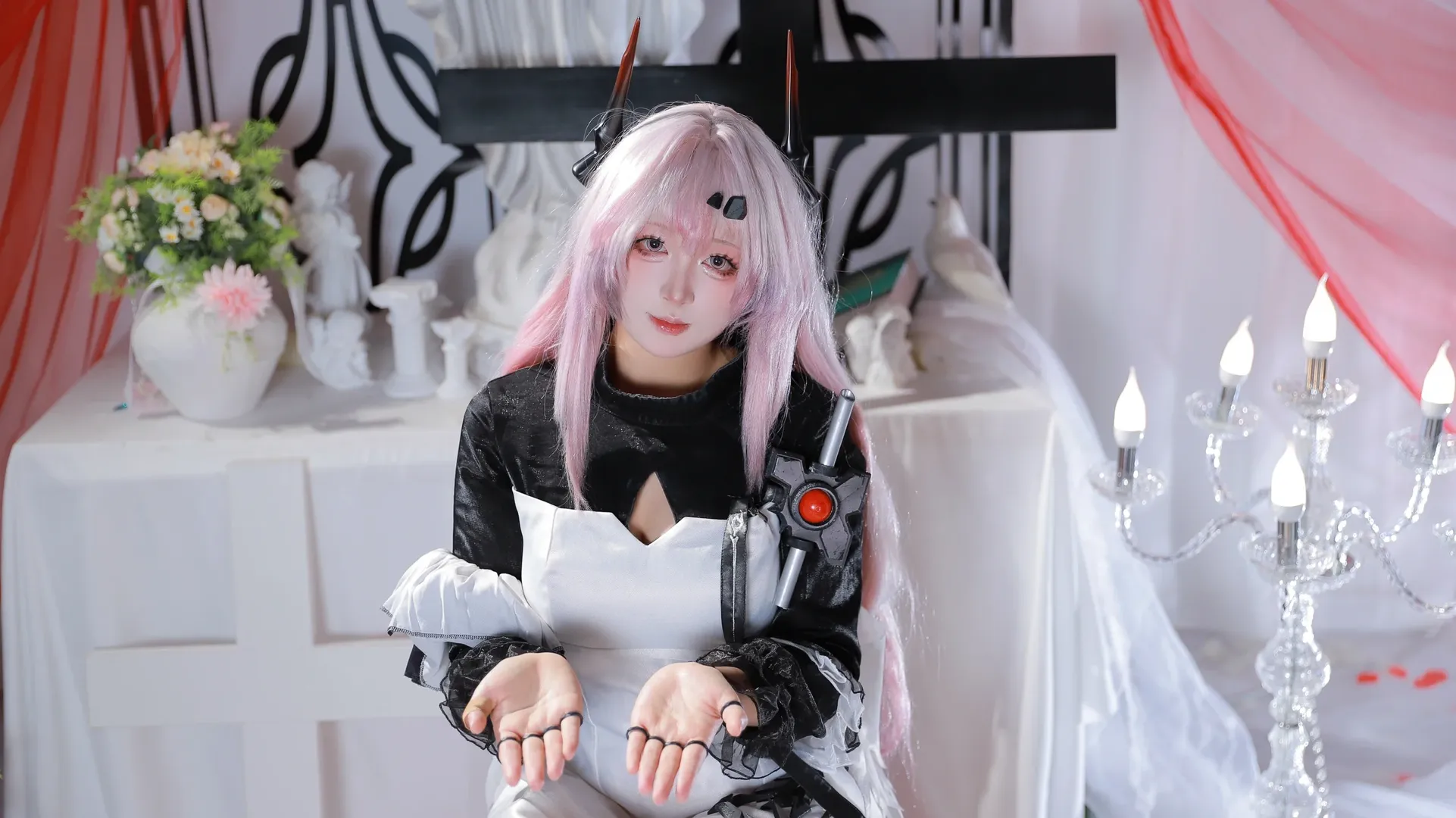 キャラクター再現, 美的写真, シーン設営, アークナイツ, テレジアコスプレ - 9枚目