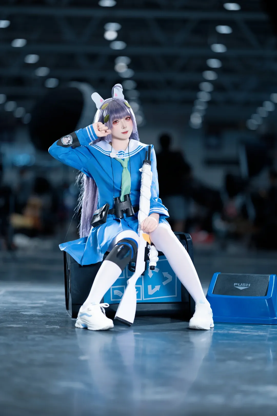 cosplay, 蔚蓝档案, 漫展返图, 霞泽美游cos, 垃圾兔 - 第1张