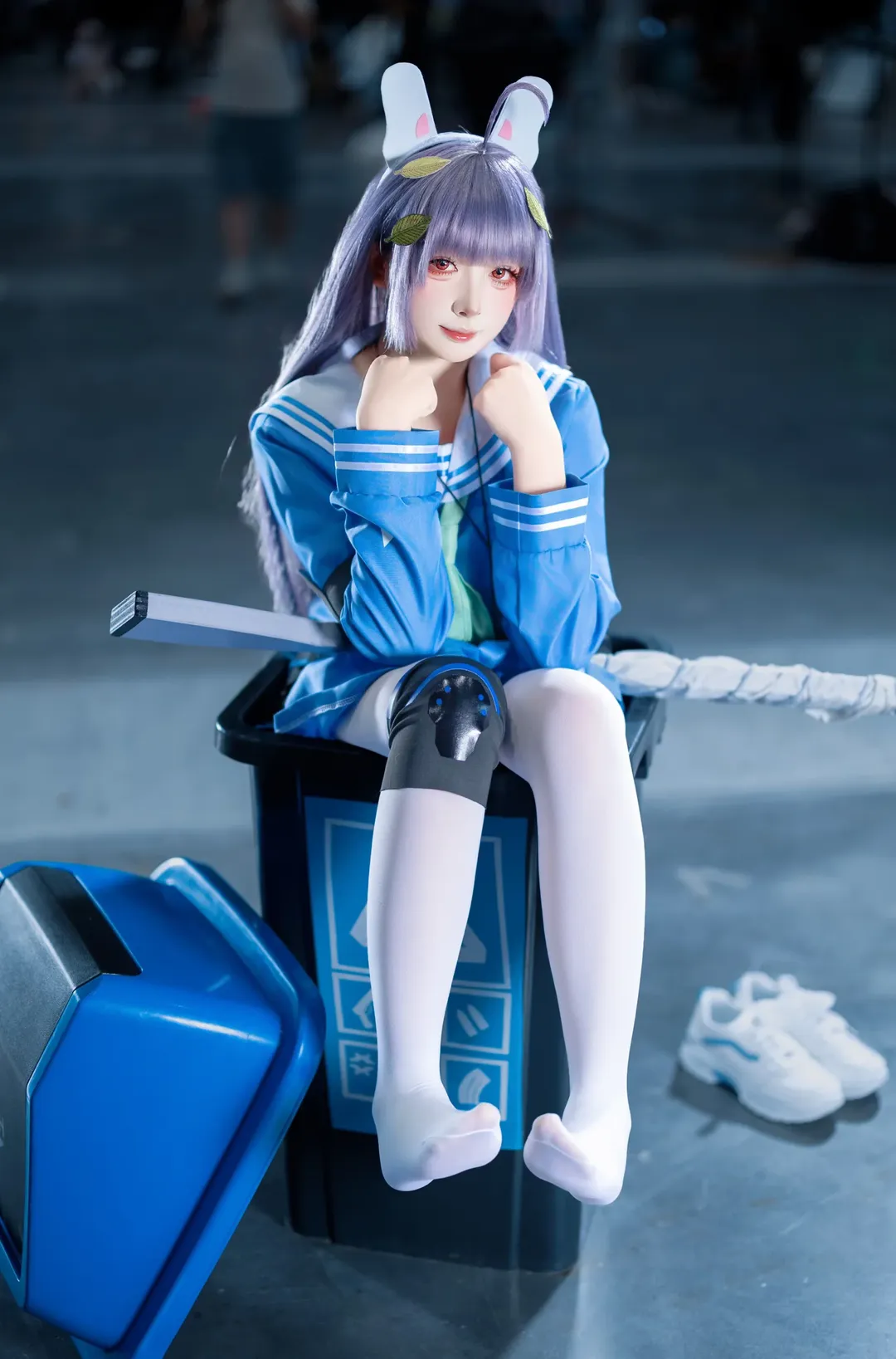 cosplay, 蔚蓝档案, 漫展返图, 霞泽美游cos, 垃圾兔 - 第2张