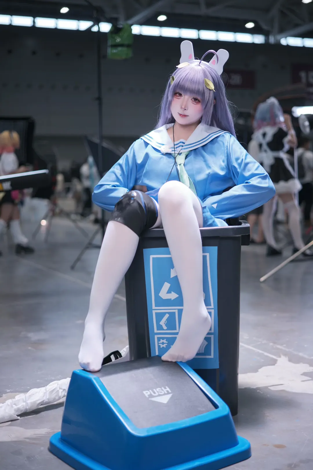 コスプレ, ブルーアーカイブ, うさ耳スタイル, アニメイベント撮影, 霞沢ミユコスプレ - 2枚目