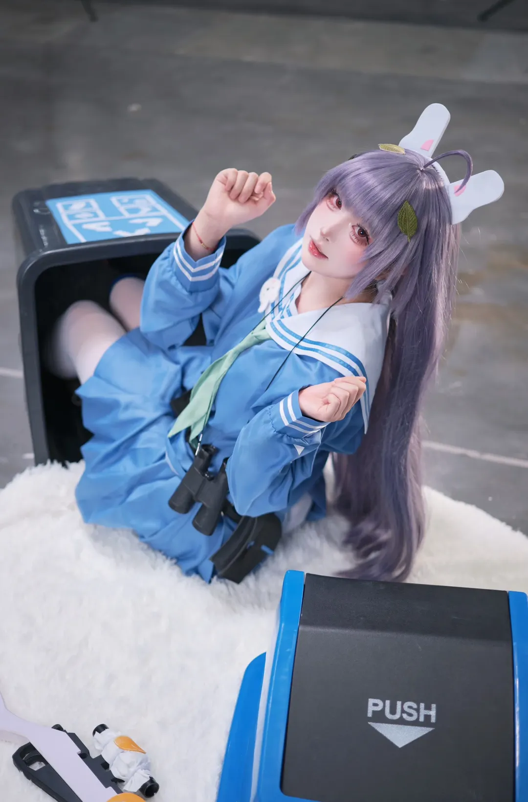 コスプレ, ブルーアーカイブ, うさ耳スタイル, アニメイベント撮影, 霞沢ミユコスプレ - 3枚目
