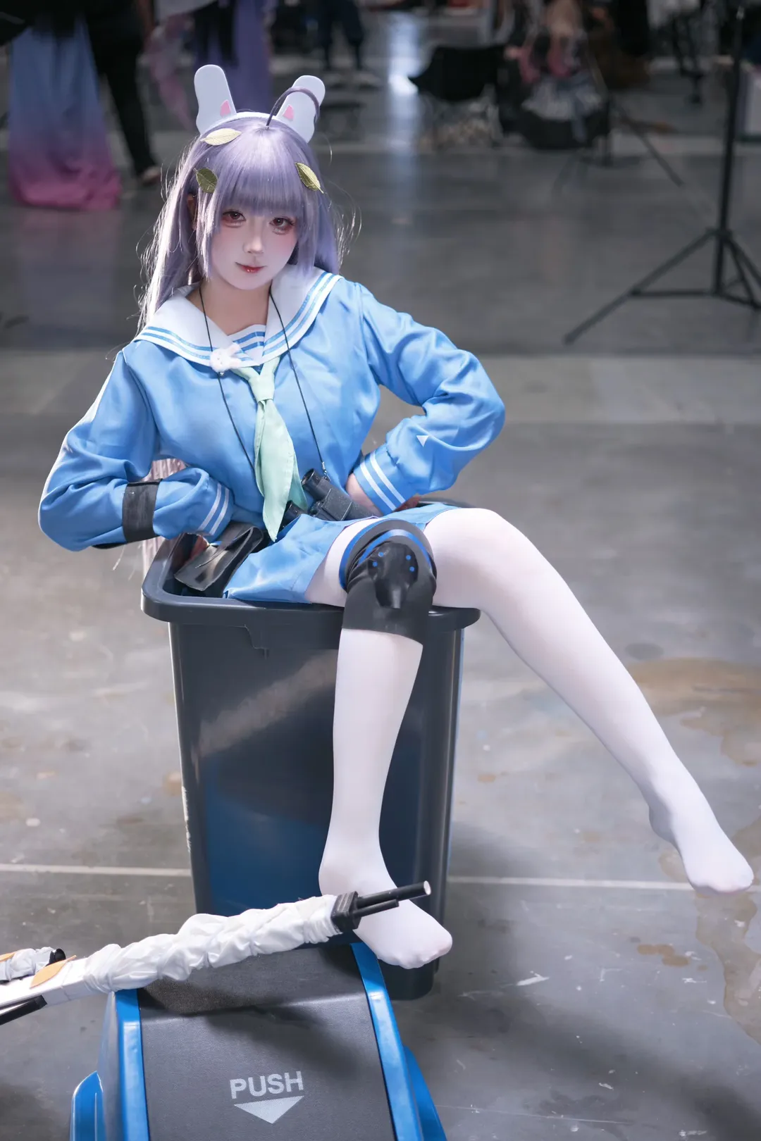コスプレ, ブルーアーカイブ, うさ耳スタイル, アニメイベント撮影, 霞沢ミユコスプレ - 6枚目