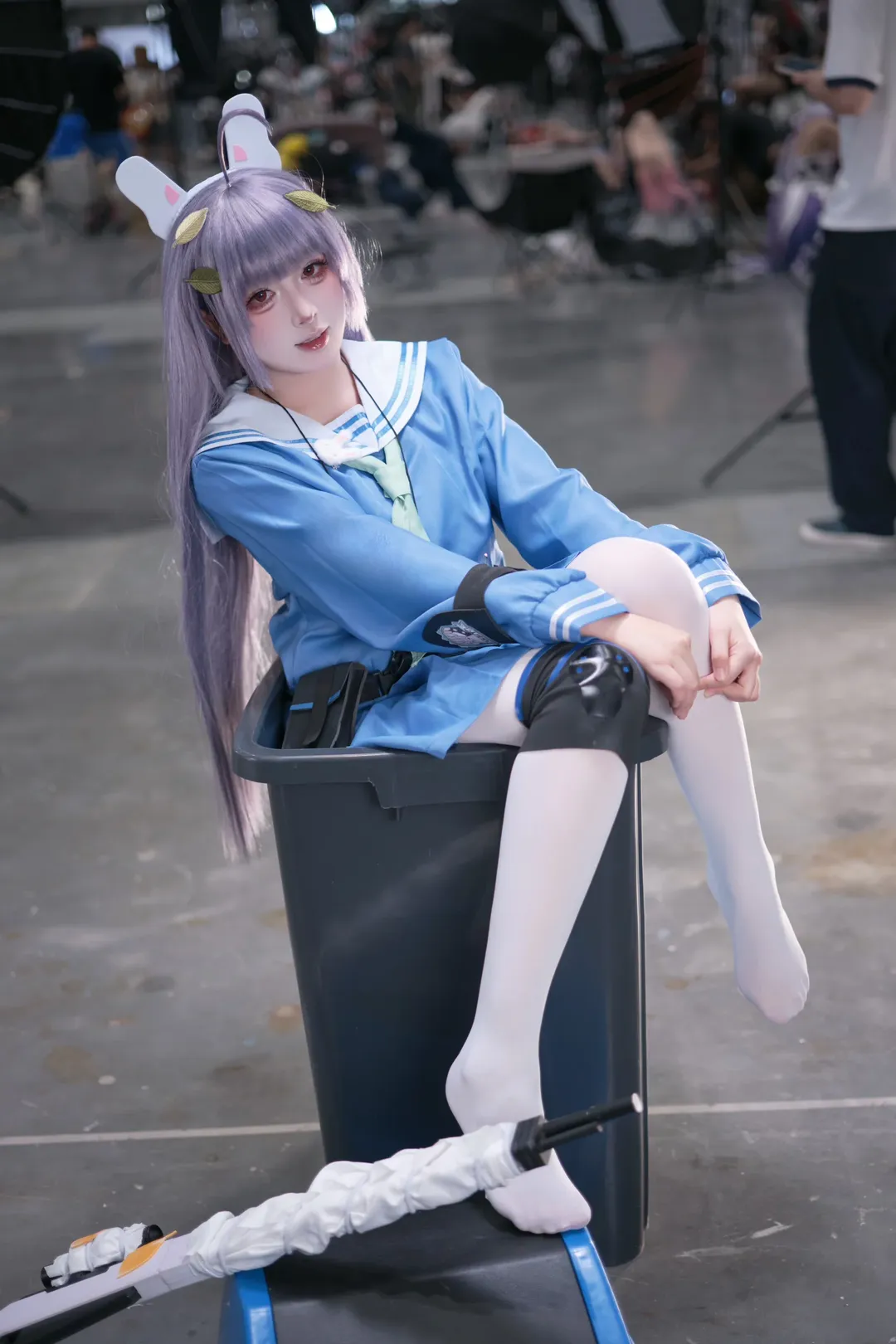 コスプレ, ブルーアーカイブ, うさ耳スタイル, アニメイベント撮影, 霞沢ミユコスプレ - 7枚目