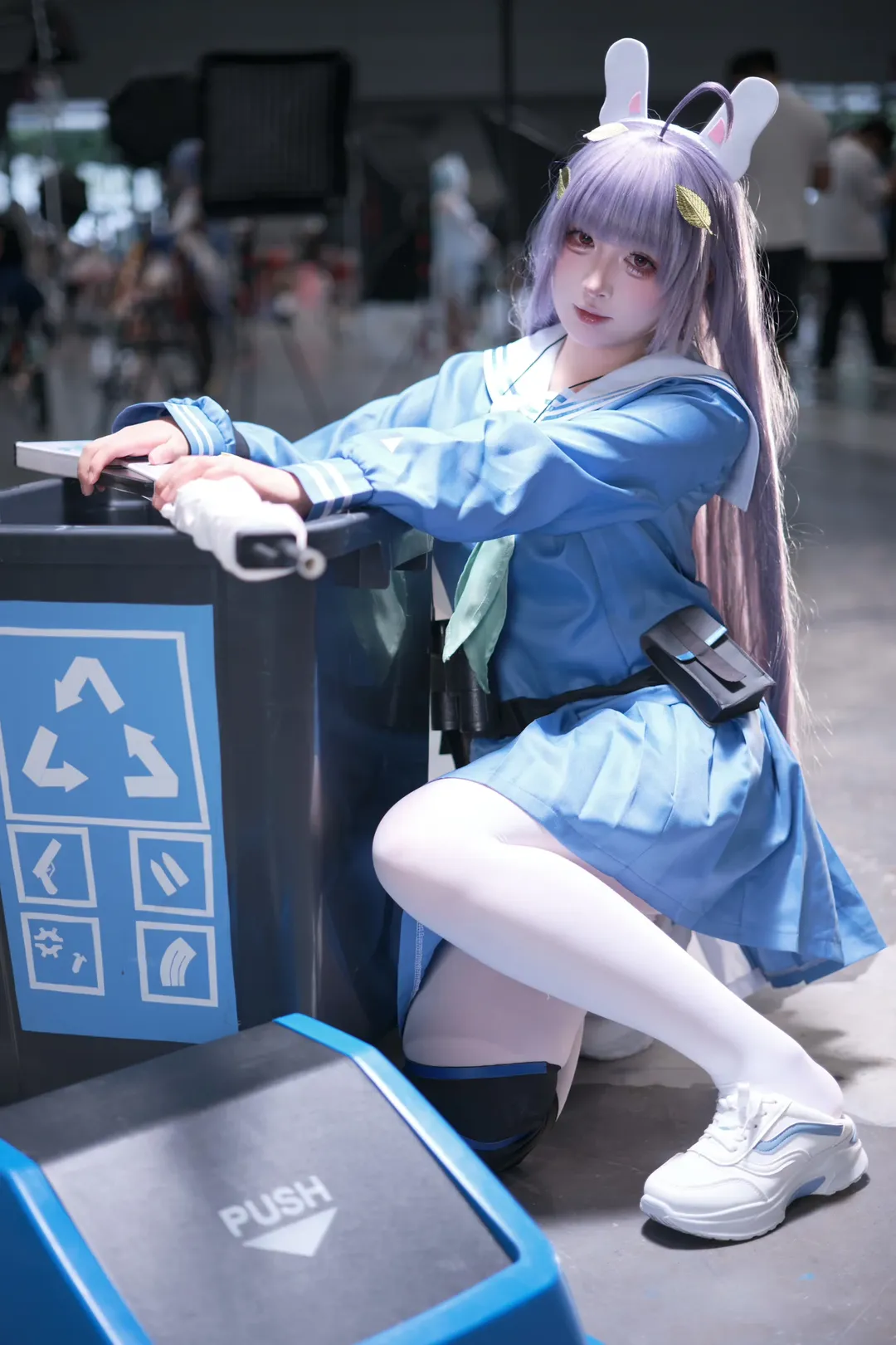 コスプレ, ブルーアーカイブ, うさ耳スタイル, アニメイベント撮影, 霞沢ミユコスプレ - 8枚目