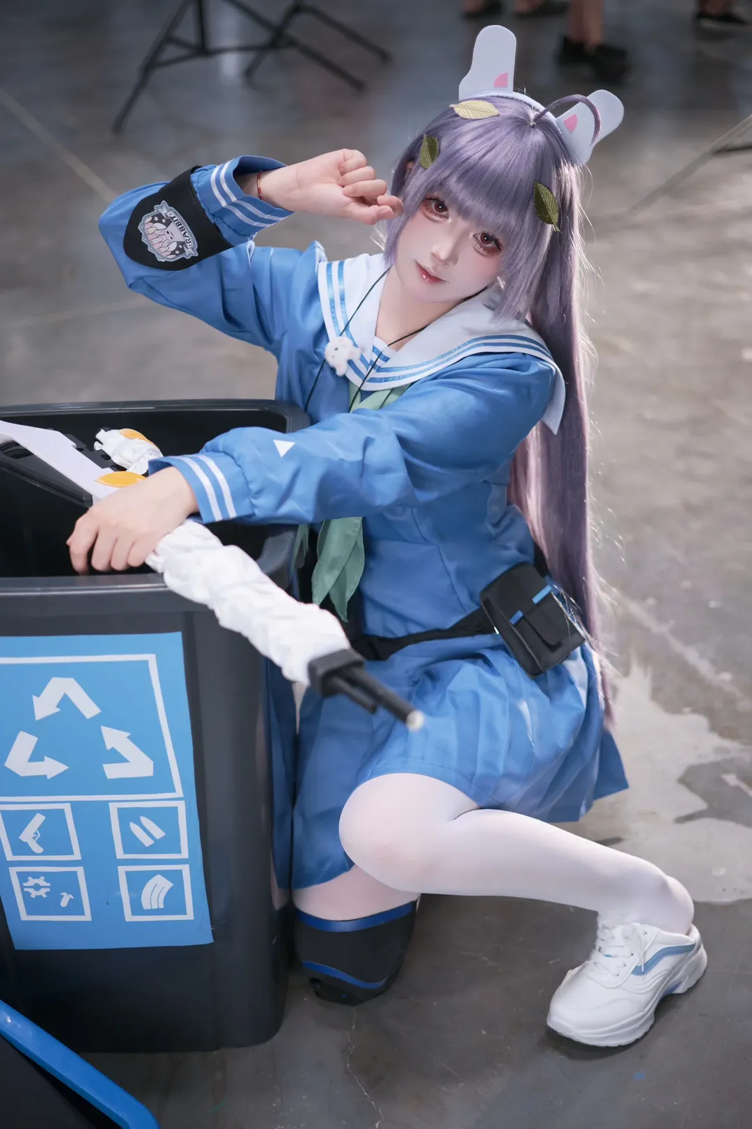 コスプレ, ブルーアーカイブ, うさ耳スタイル, アニメイベント撮影, 霞沢ミユコスプレ - 9枚目