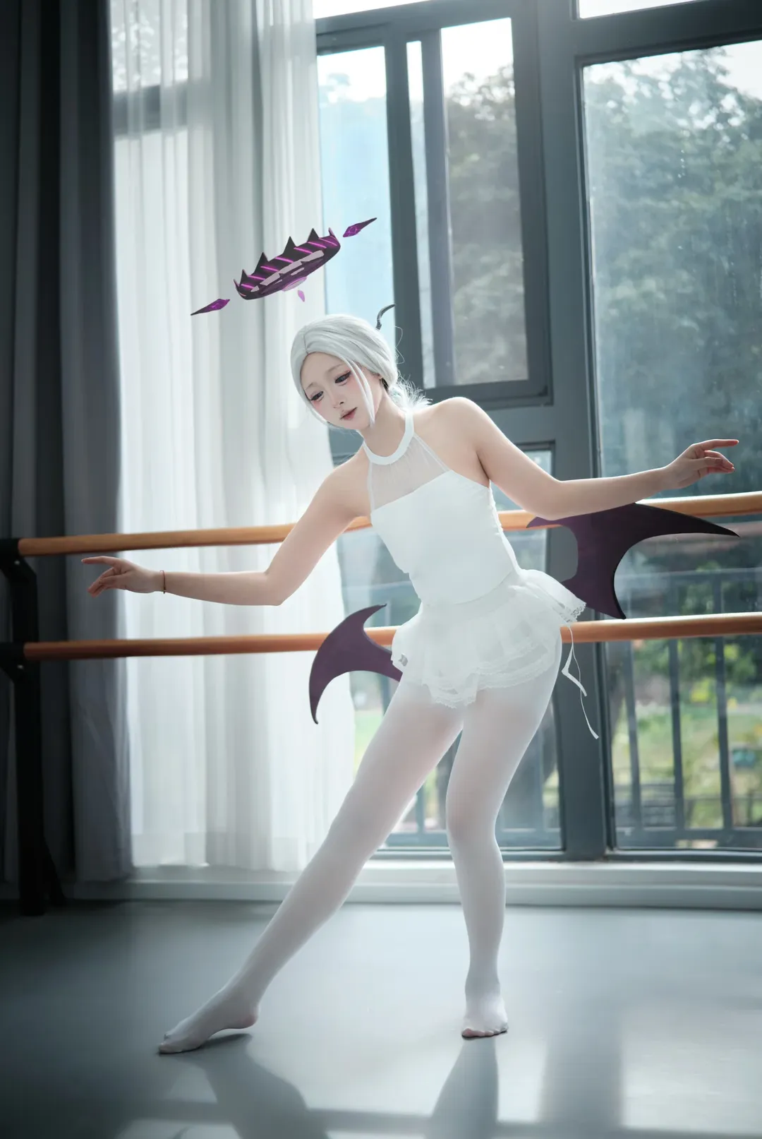 蔚蓝档案, cosplay摄影, 日奈cos, 芭蕾舞, 舞蹈写真