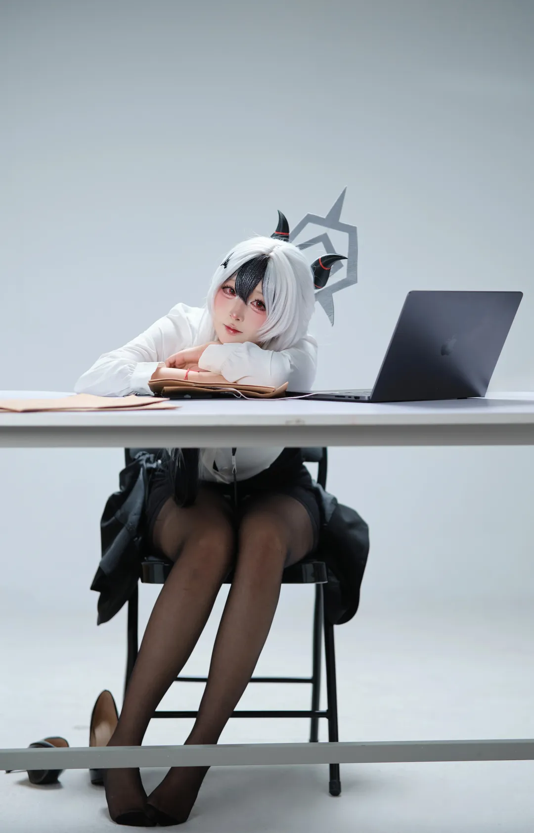 二次元, cosplay, 蔚蓝档案, 佳代子cos, 办公室穿搭