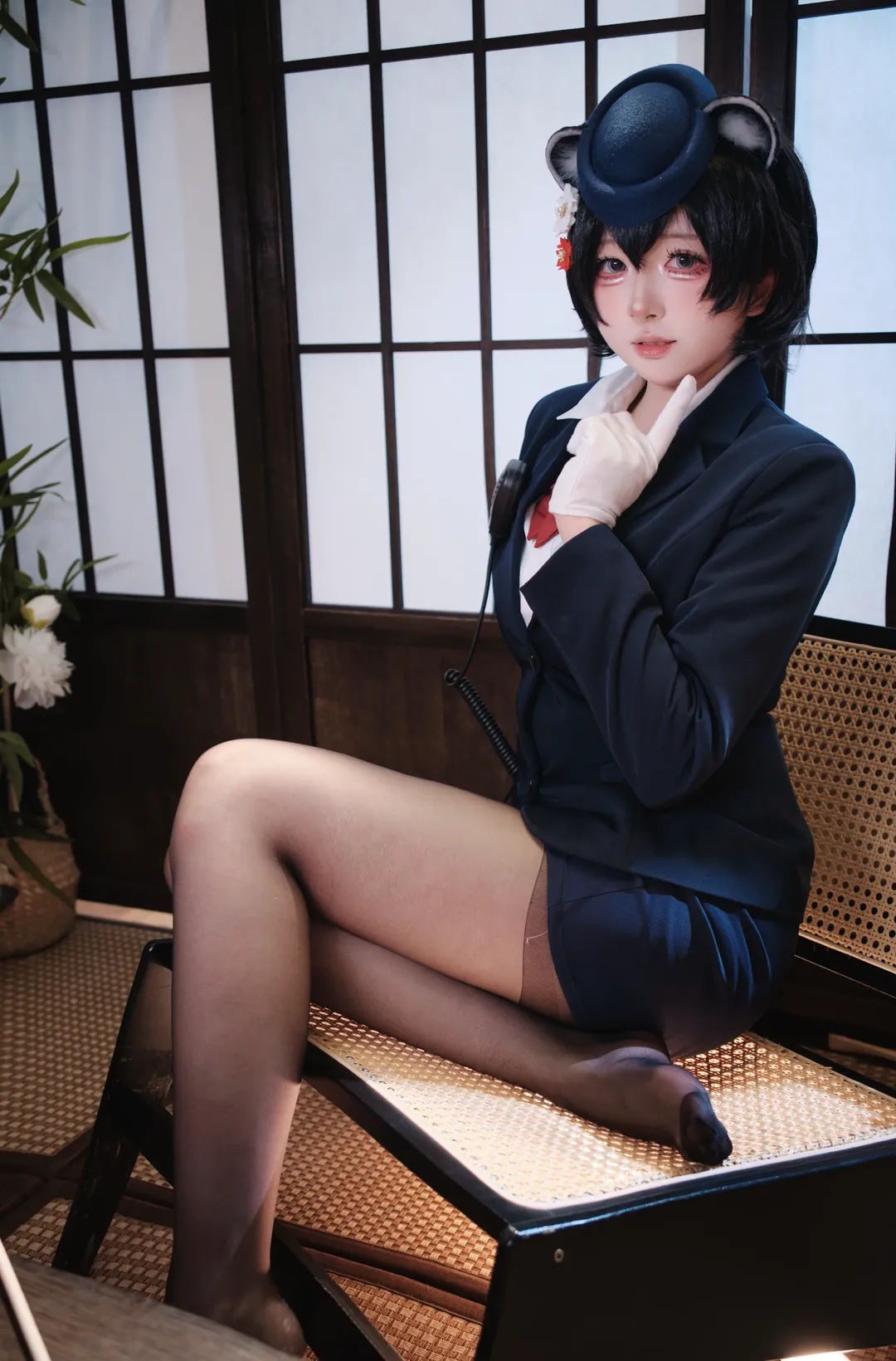 コスプレ, ブルーアーカイブ, 春日ツバキ コスプレ, ツバキ（ガイド）, 獣耳制服 - 2枚目