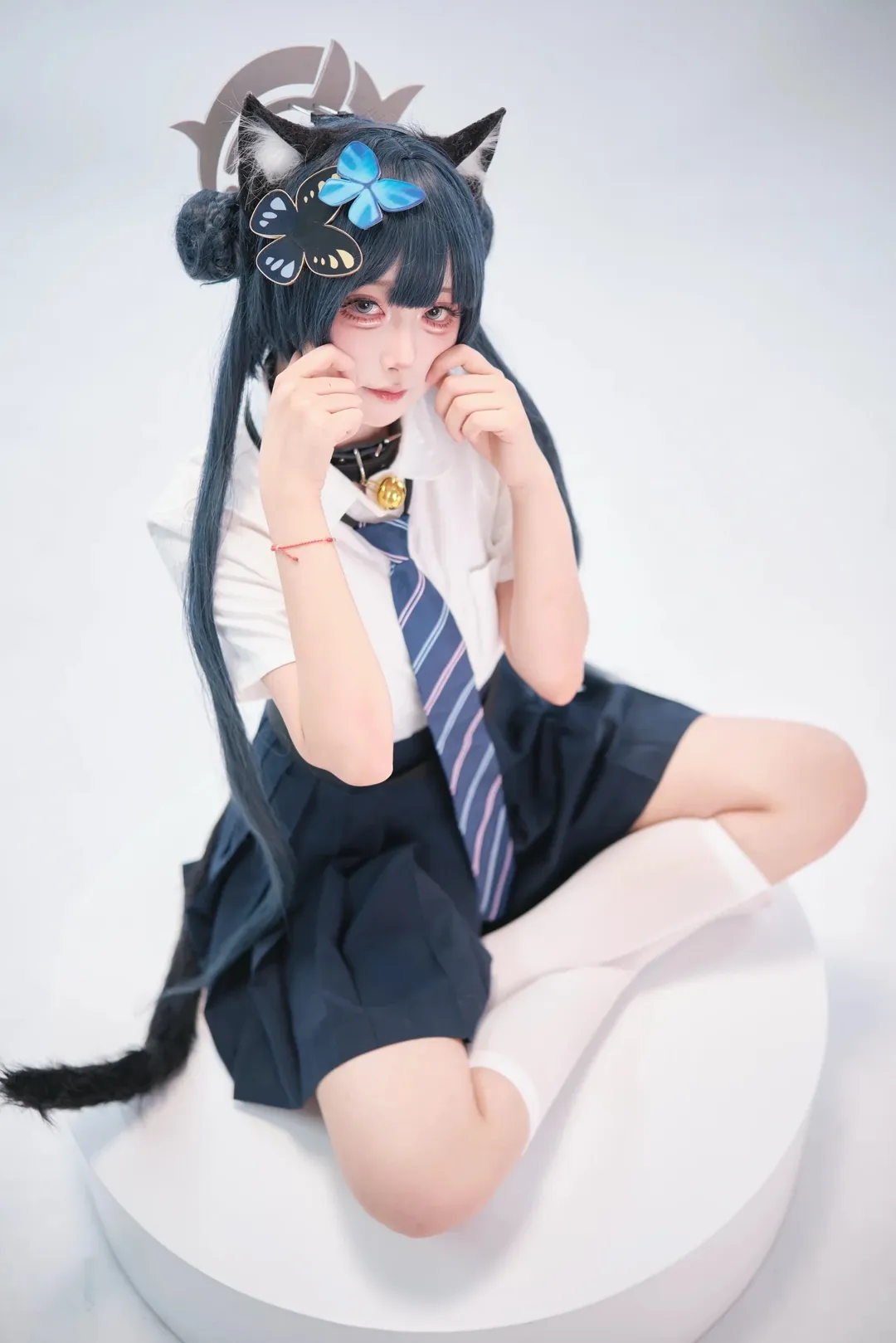 角色扮演, 蔚蓝档案, 猫耳, 妃咲cos, JK制服