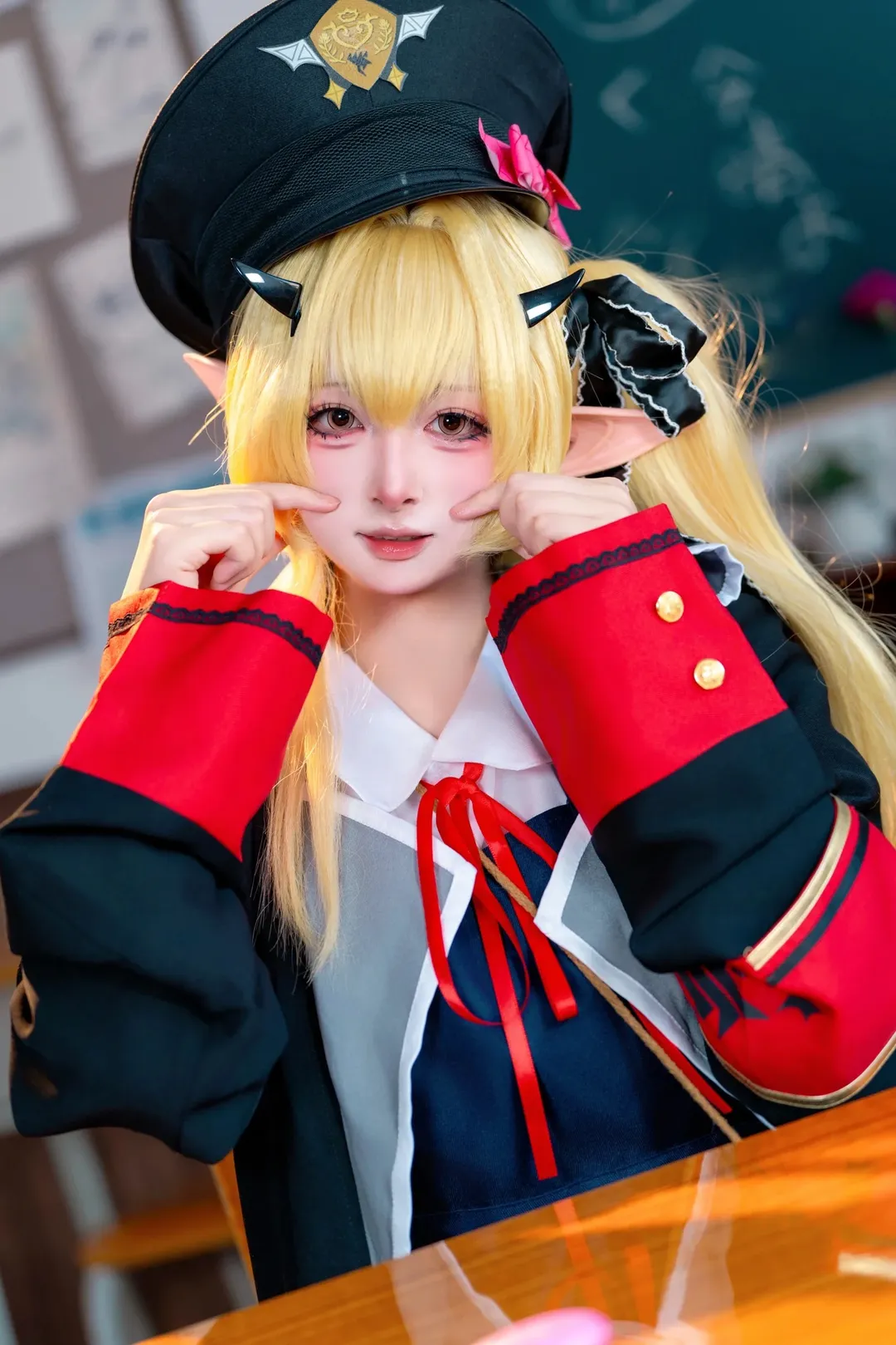 蔚蓝档案, 教室场景, 丹花伊吹cos, 日系穿搭, 高质量Cosplay - 第3张