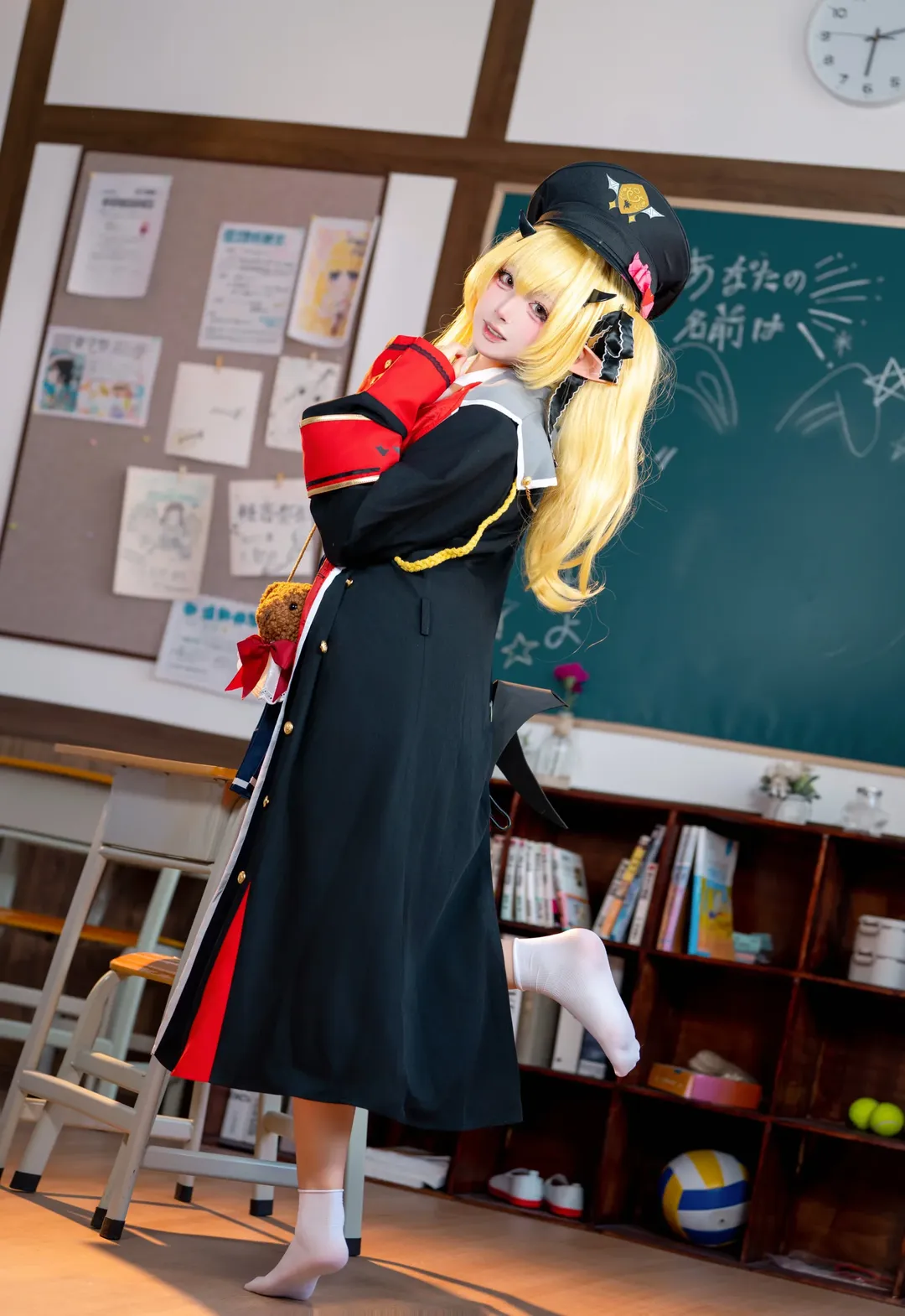蔚蓝档案, 教室场景, 丹花伊吹cos, 日系穿搭, 高质量Cosplay - 第4张