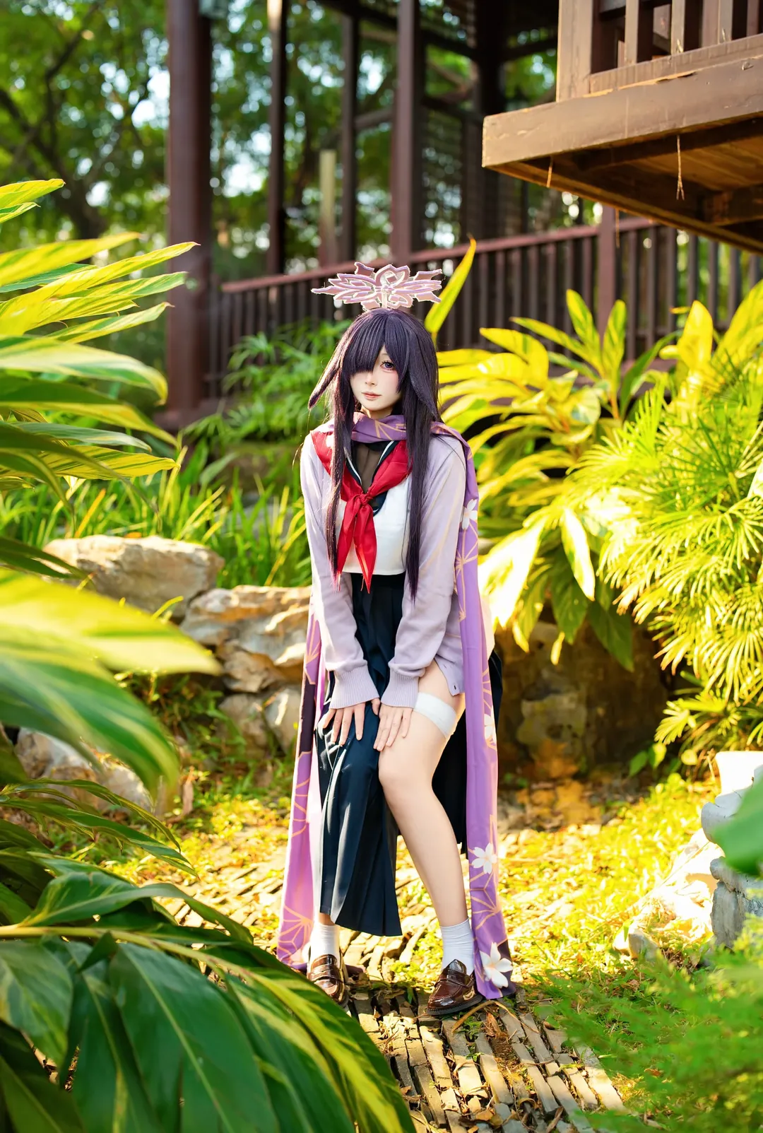 角色还原, cosplay, 蔚蓝档案, 日系风格, 大野月咏cos - 第3张