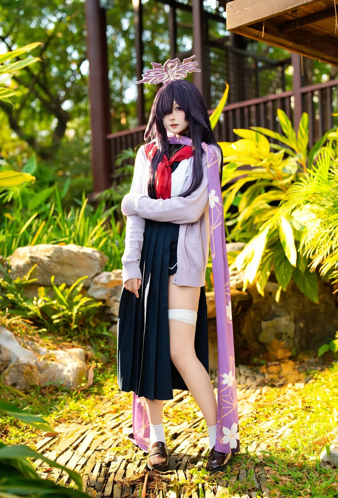 角色还原, cosplay, 蔚蓝档案, 日系风格, 大野月咏cos - 第4张