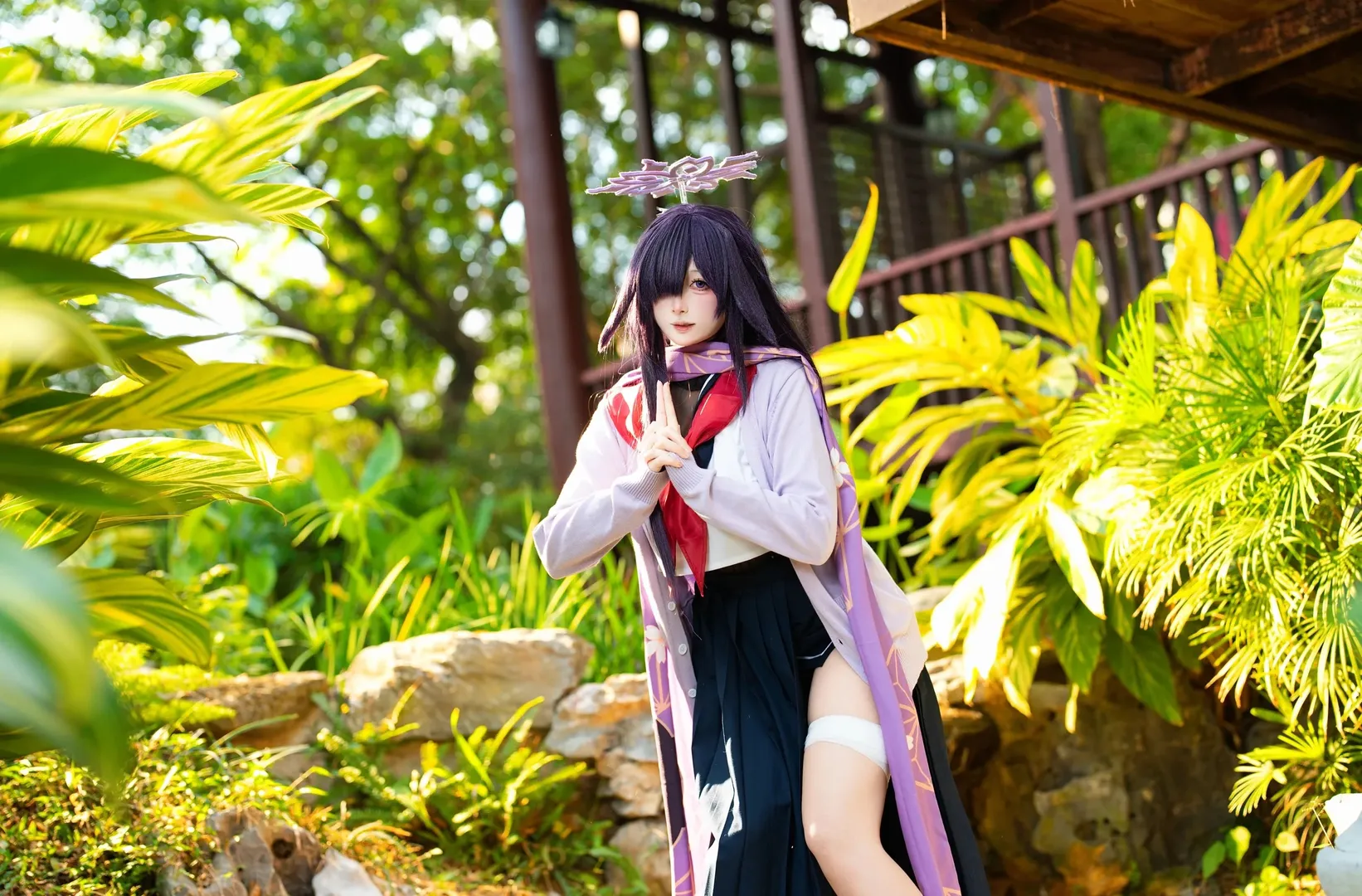 角色还原, cosplay, 蔚蓝档案, 日系风格, 大野月咏cos - 第5张