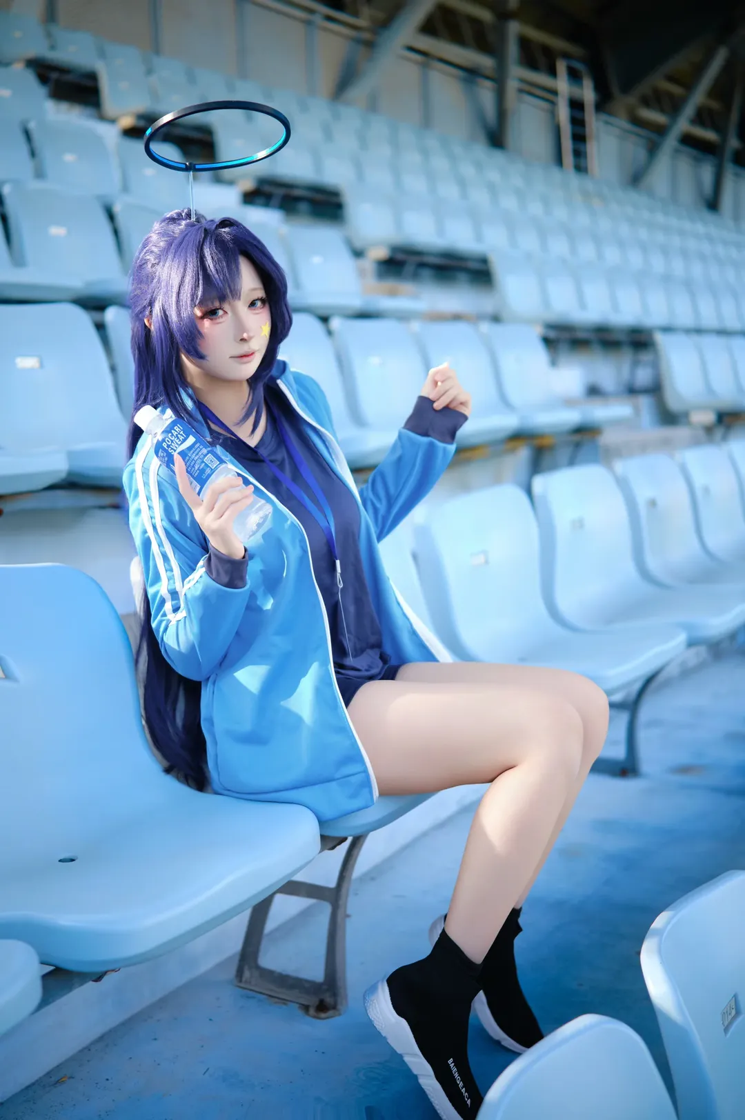 cosplay, 蔚蓝档案, 外景拍摄, 早濑优香cos, 体操服 - 第5张