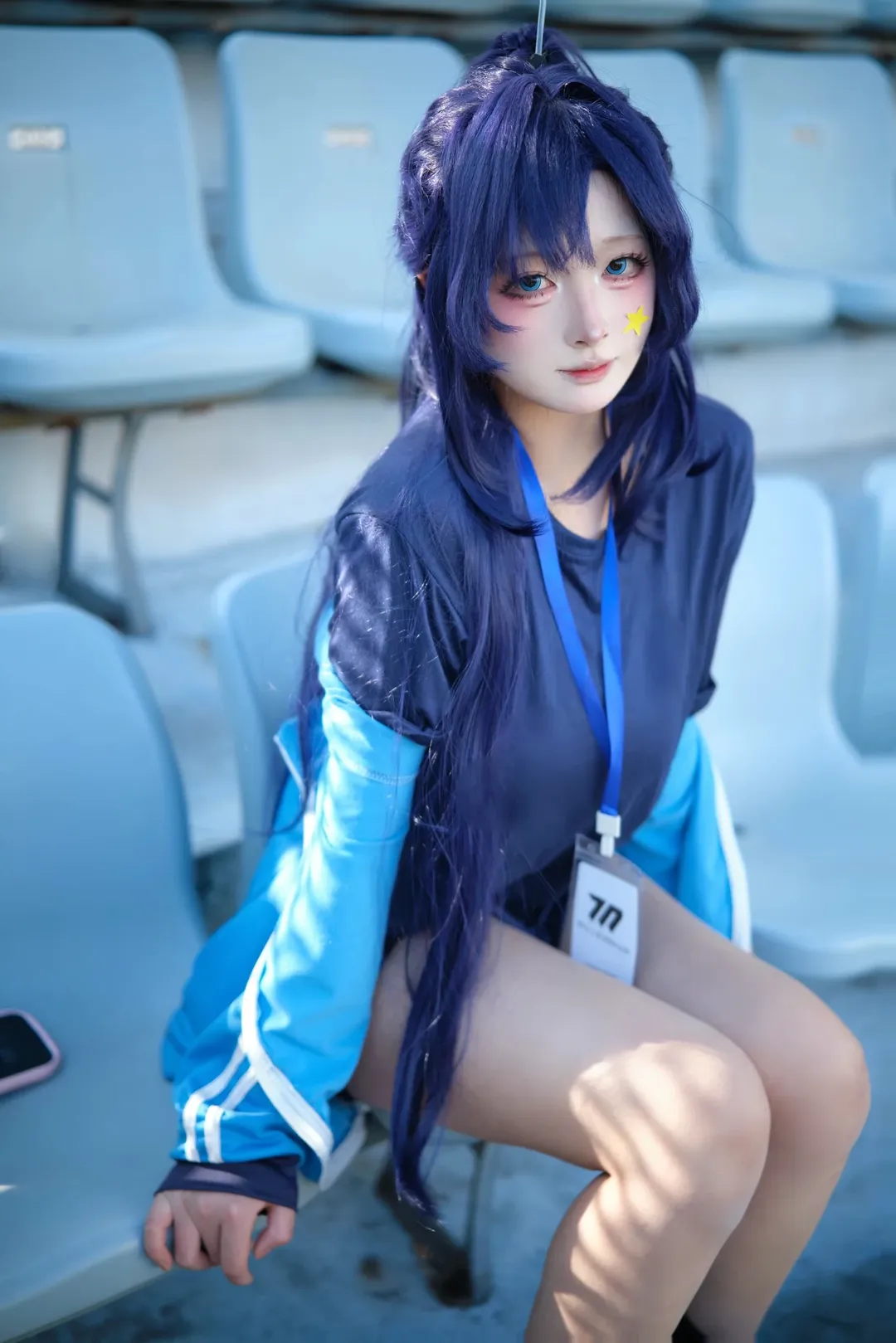 cosplay, 蔚蓝档案, 外景拍摄, 早濑优香cos, 体操服 - 第7张