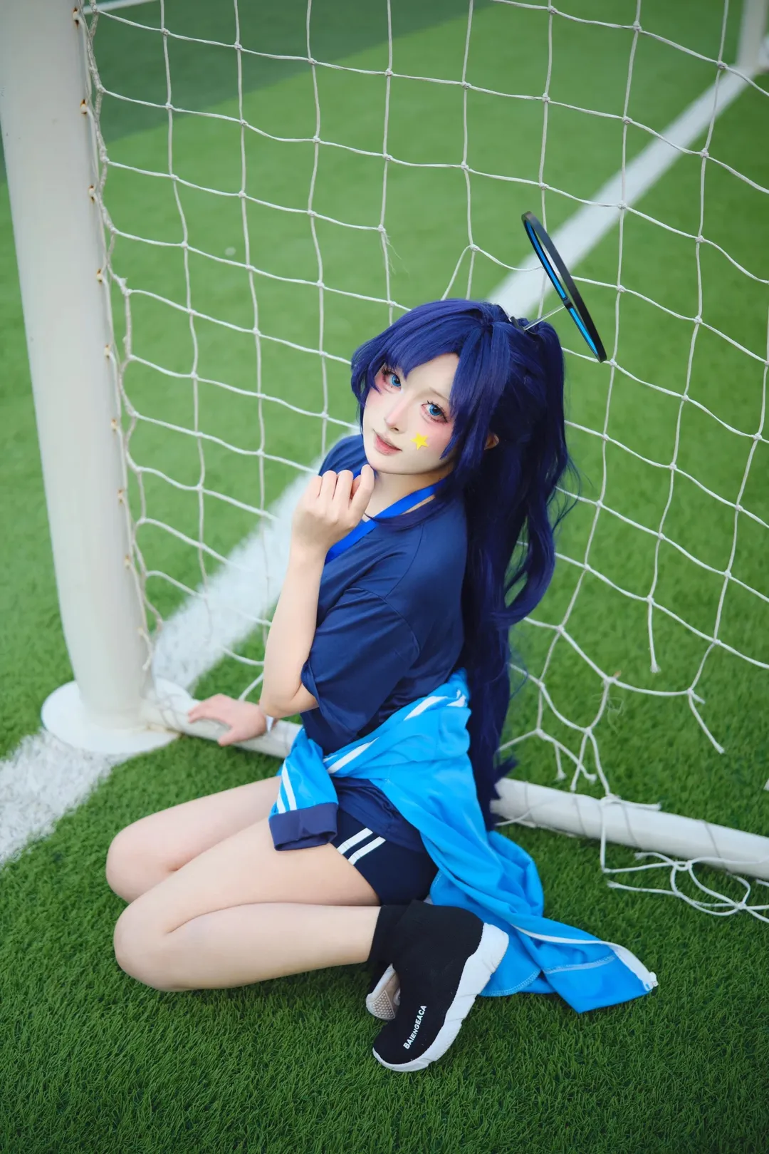 二次元撮影, ブルーアーカイブ, スポーティースタイル コスプレ, 学園コスプレ, 早瀬ユウカコスプレ - 1枚目