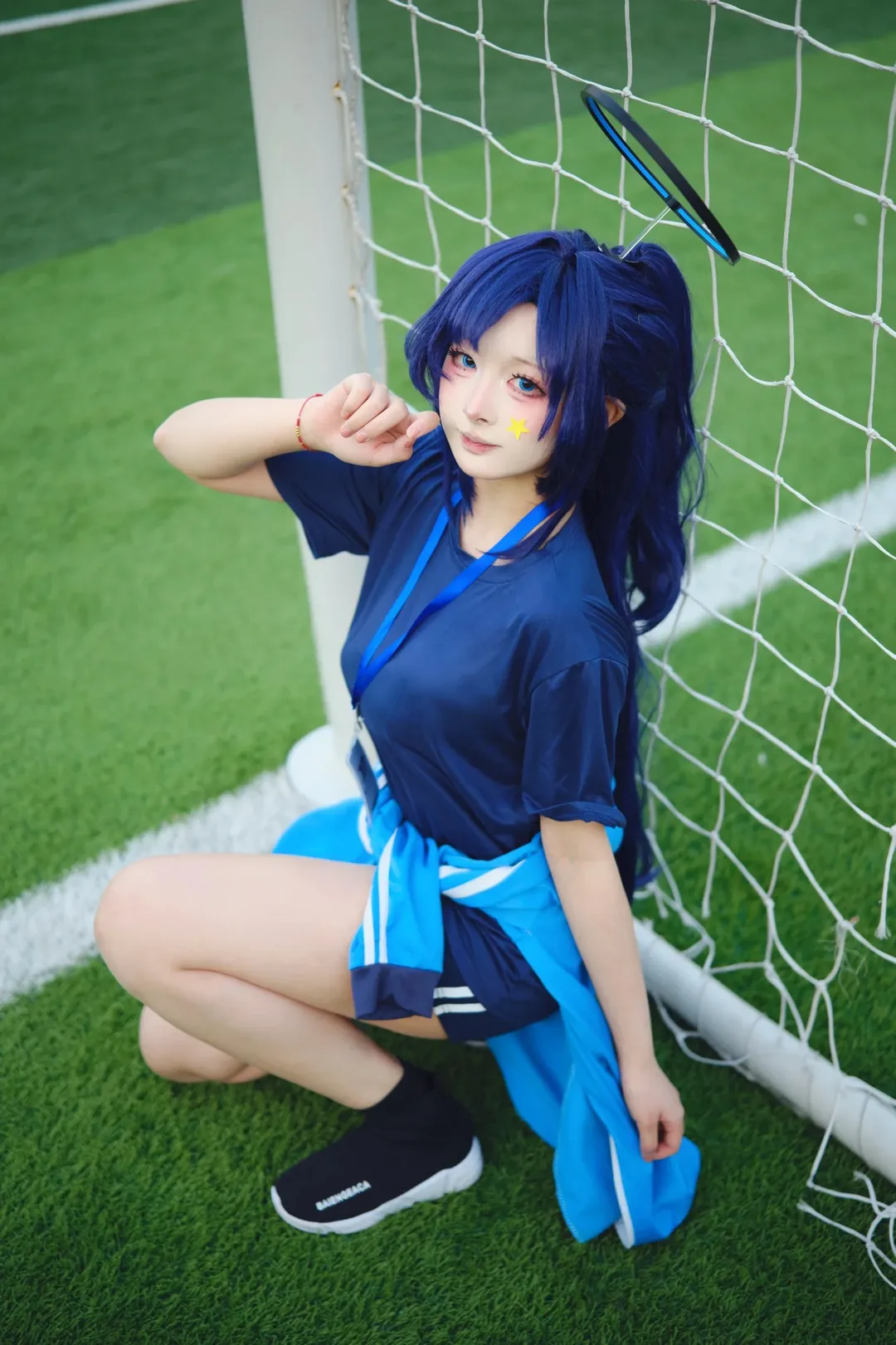 二次元撮影, ブルーアーカイブ, スポーティースタイル コスプレ, 学園コスプレ, 早瀬ユウカコスプレ - 2枚目