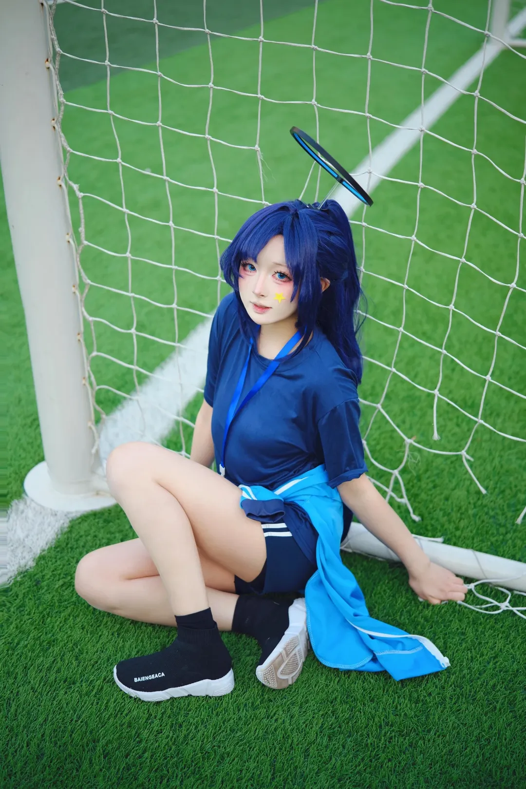 二次元撮影, ブルーアーカイブ, スポーティースタイル コスプレ, 学園コスプレ, 早瀬ユウカコスプレ - 3枚目