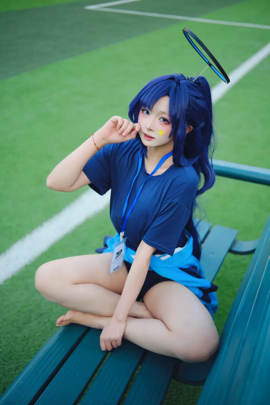 二次元摄影, 蔚蓝档案, 运动风cosplay, 校园cos, 早濑优香cos