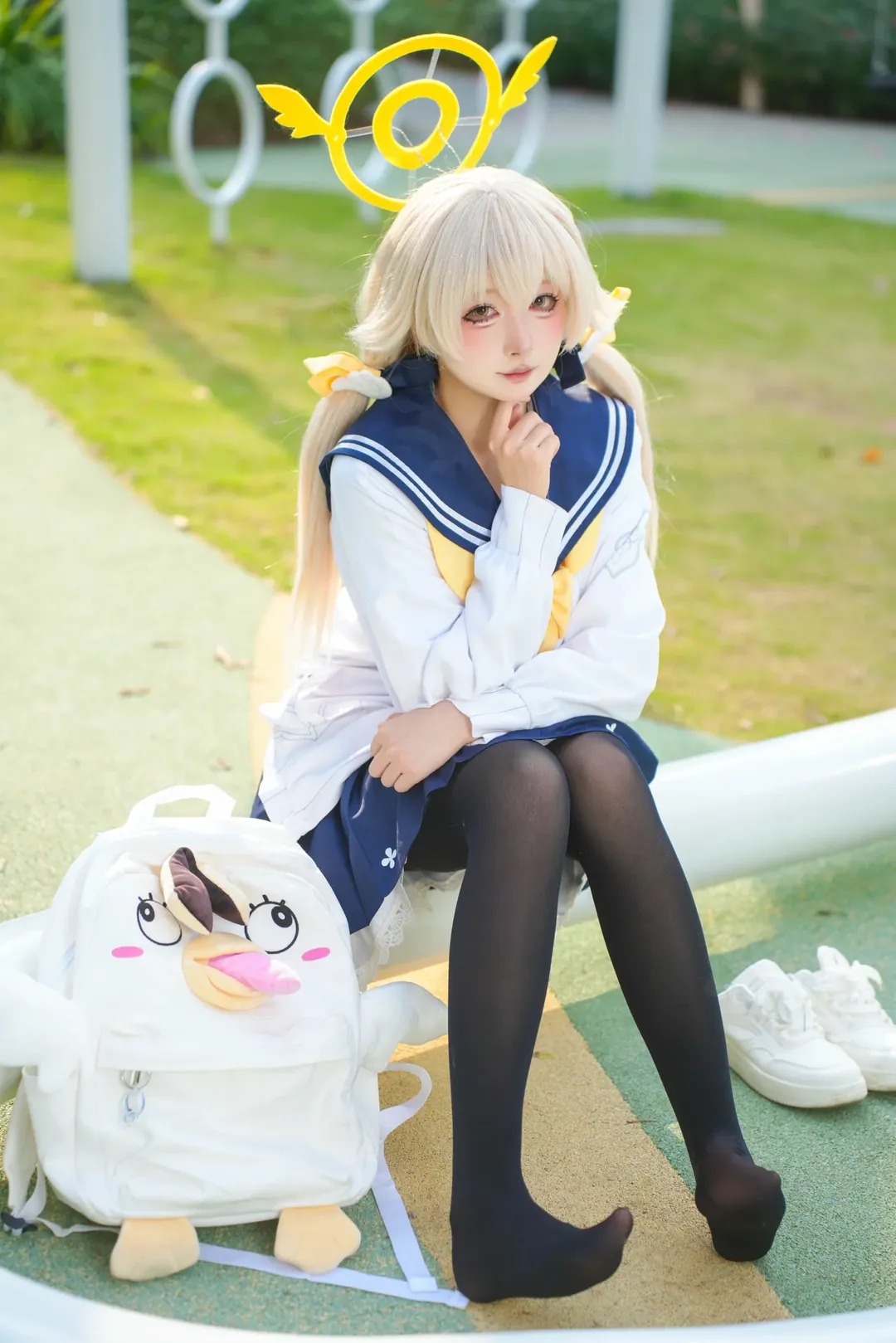 キャラクター再現, 二次元撮影, ブルーアーカイブ, 日常コーデ, ヒフミのコスプレ