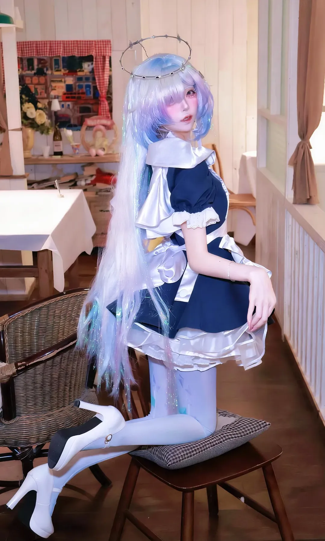 鸣潮, 二次元摄影, 私设cos, 女仆装, 莫宁cos
