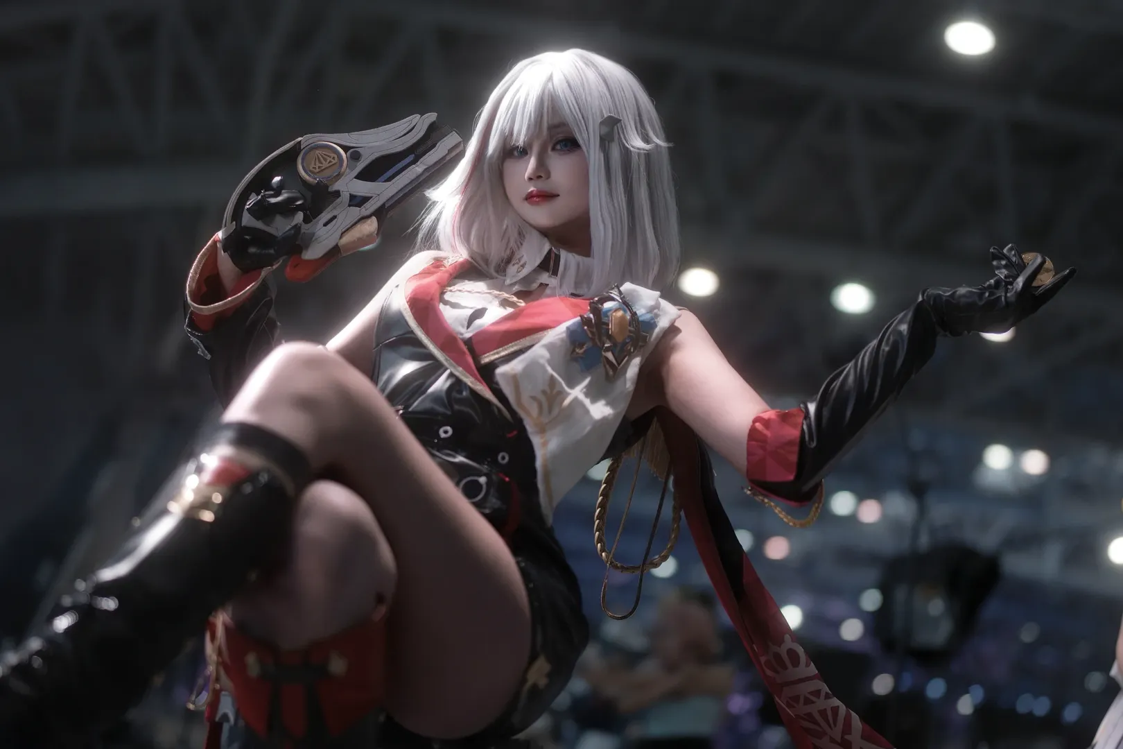 崩坏星穹铁道, 漫展返图, cosplay动作参考, 暗调摄影, 托帕cos - 第3张