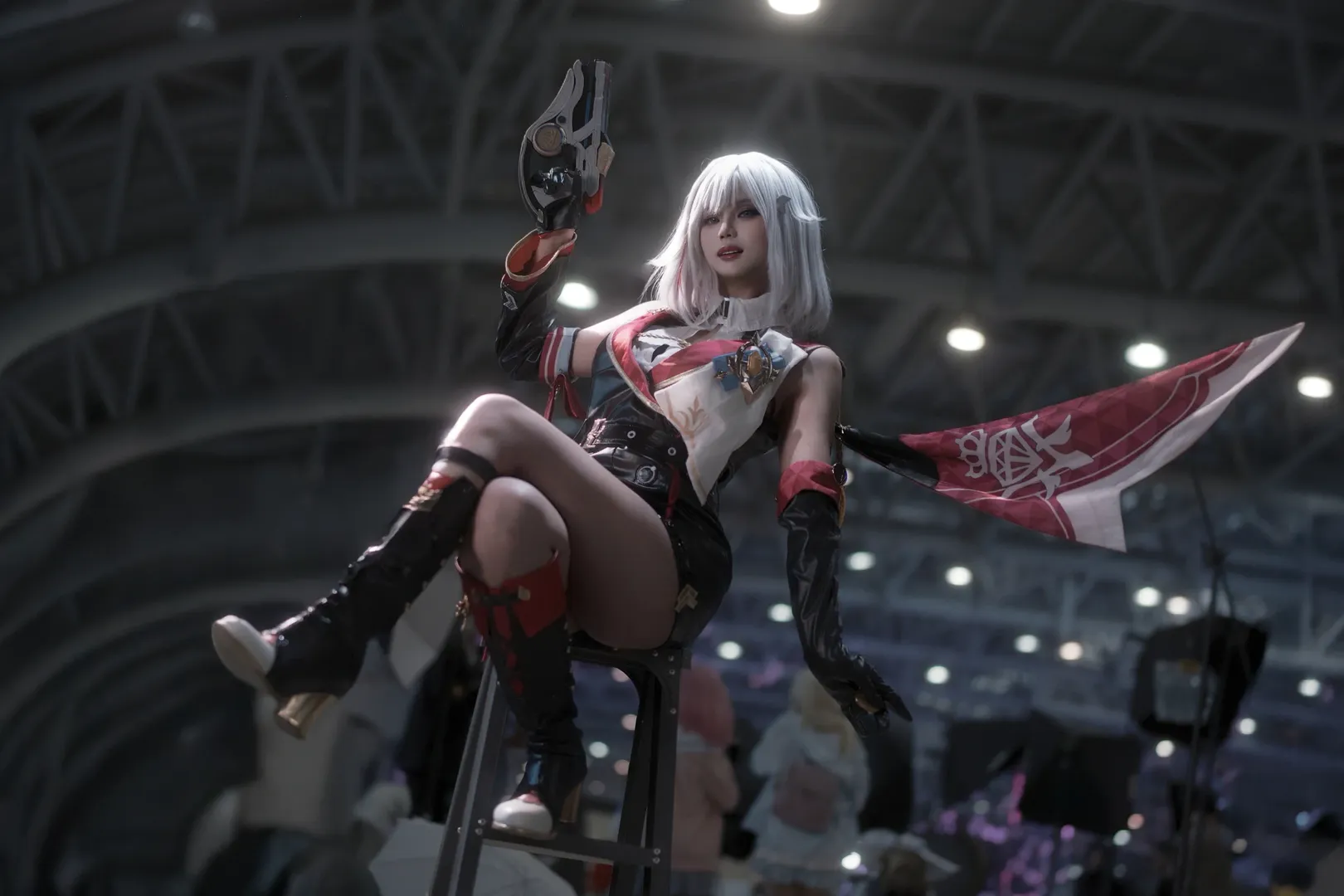 崩坏星穹铁道, 漫展返图, cosplay动作参考, 暗调摄影, 托帕cos - 第4张