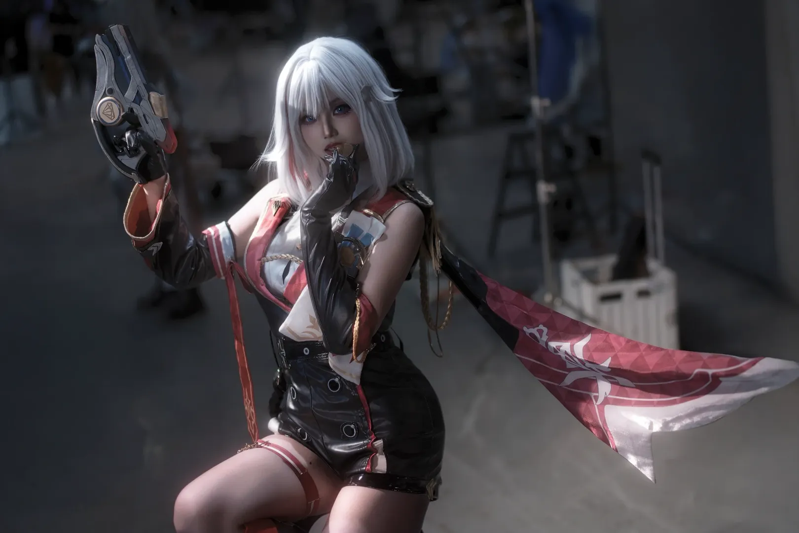 崩坏星穹铁道, 漫展返图, cosplay动作参考, 暗调摄影, 托帕cos - 第5张