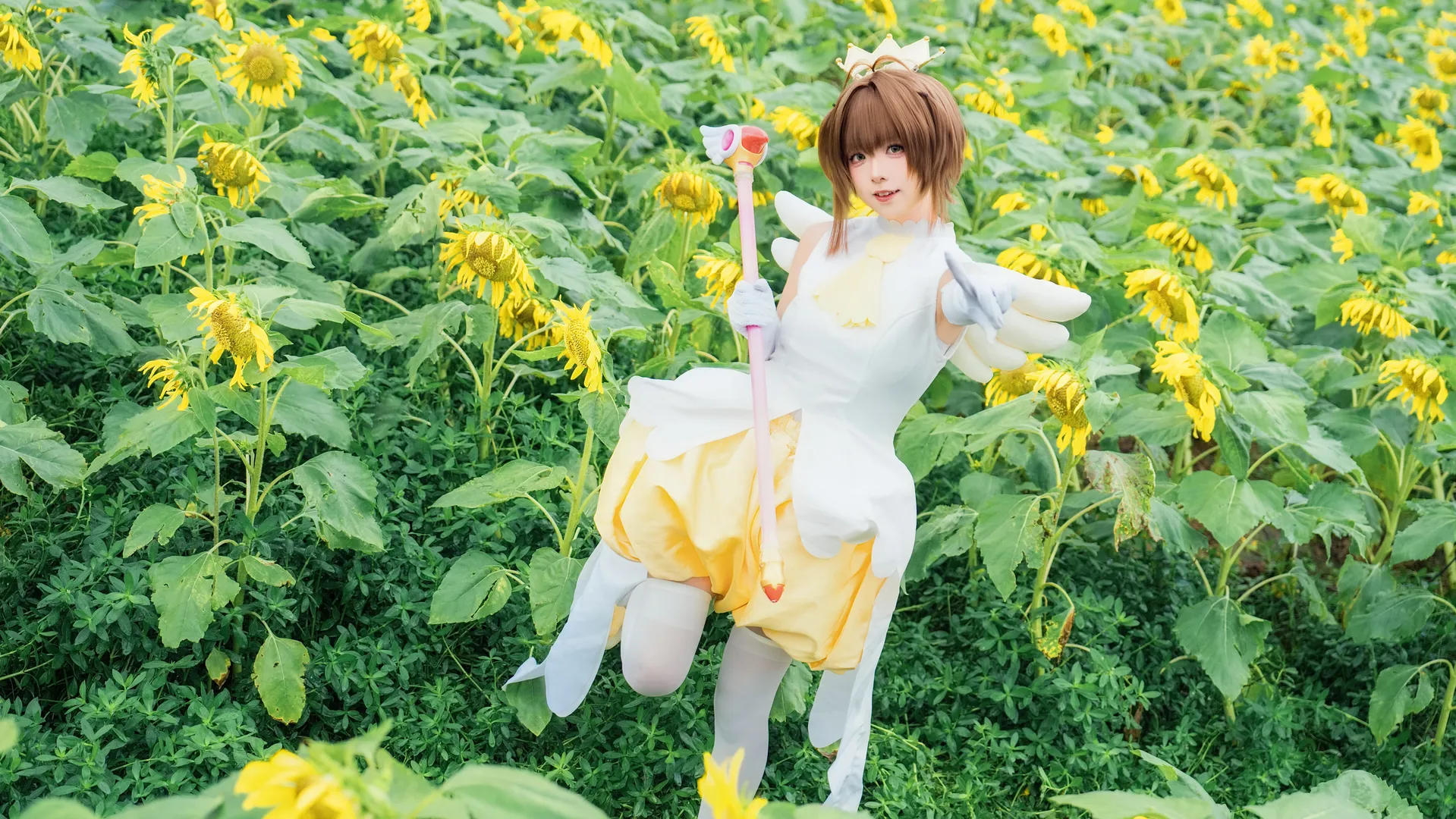 木之本樱cos, 魔卡少女樱, 百变小樱, 向日葵, 小樱战斗服 - 第5张